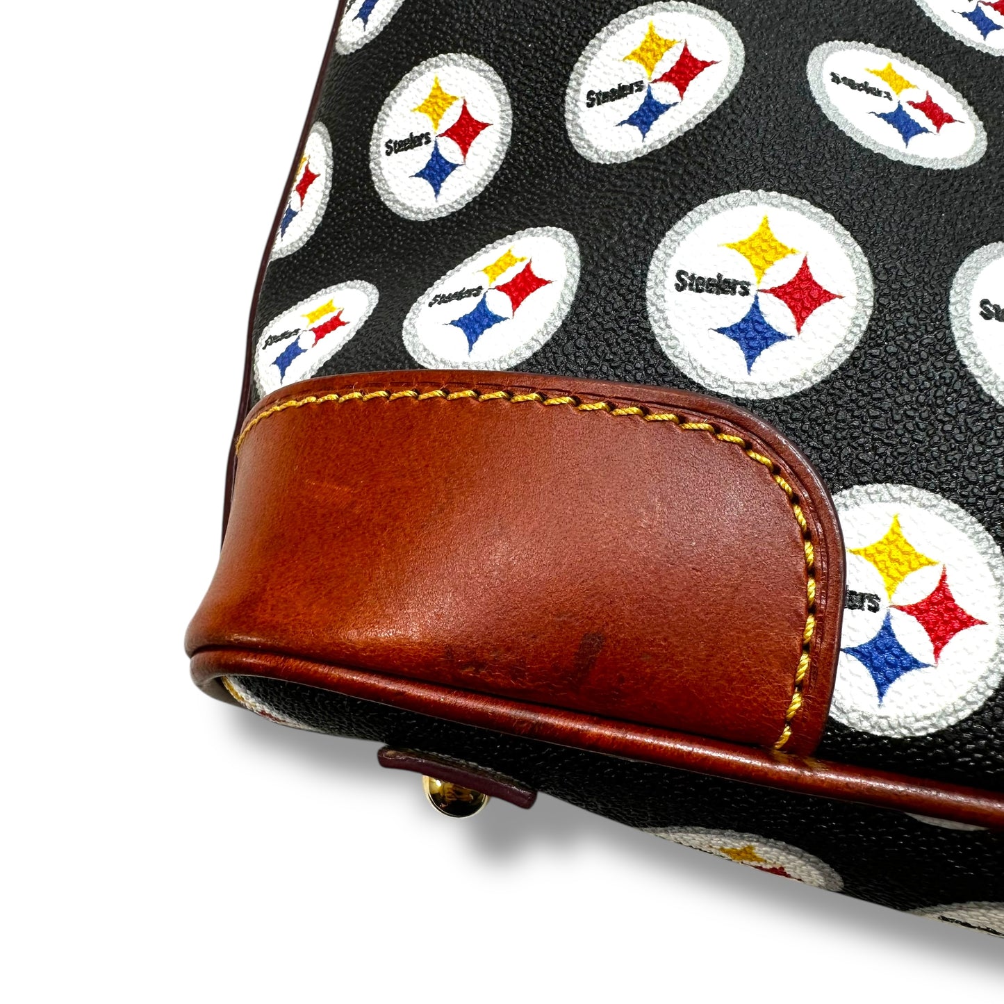 Pittsburgh Steelers football Handbag Designer By Dooney And Bourke, Size: Medium