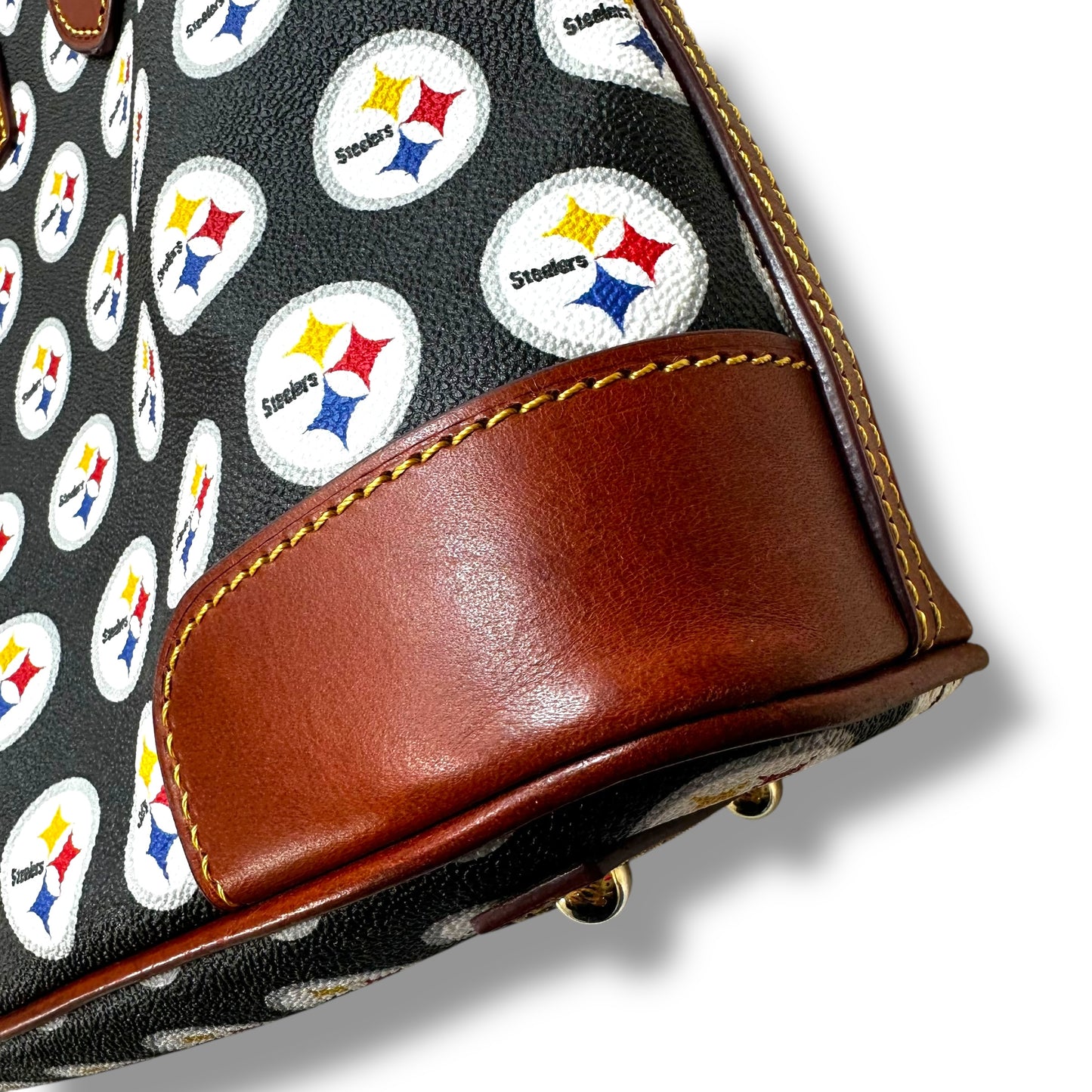 Pittsburgh Steelers football Handbag Designer By Dooney And Bourke, Size: Medium