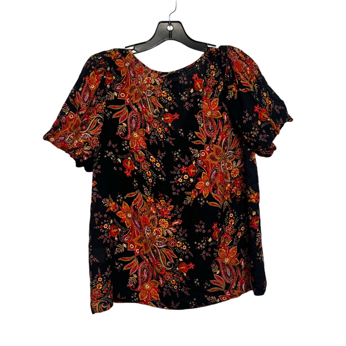 Top Short Sleeve By Rose And Olive In Paisley, Size: S