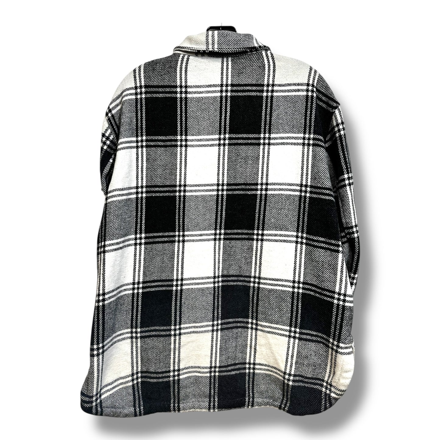 Jacket Shirt By Clothes Mentor In Plaid Pattern, Size: M