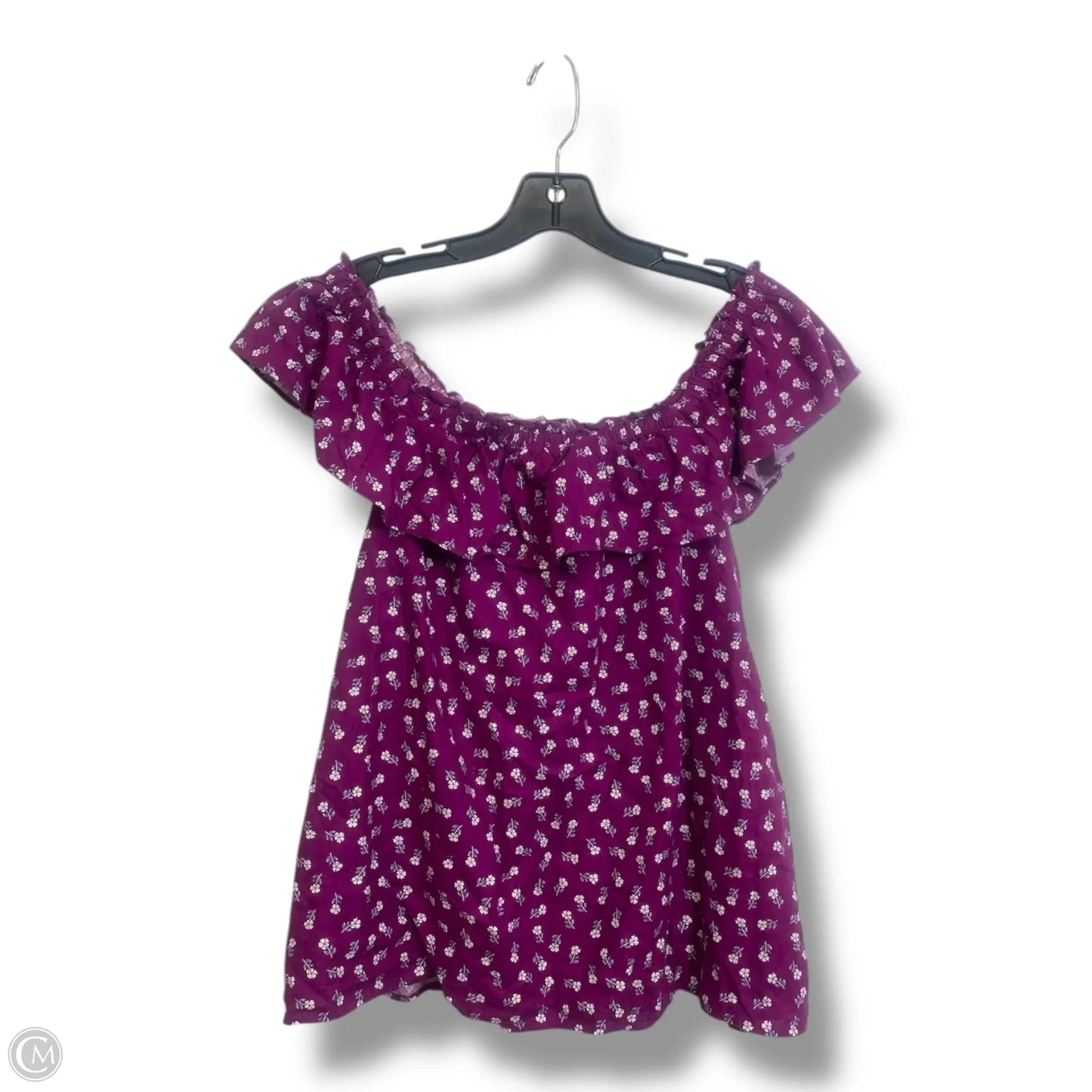 Top Sleeveless By Loft In Purple, Size: S