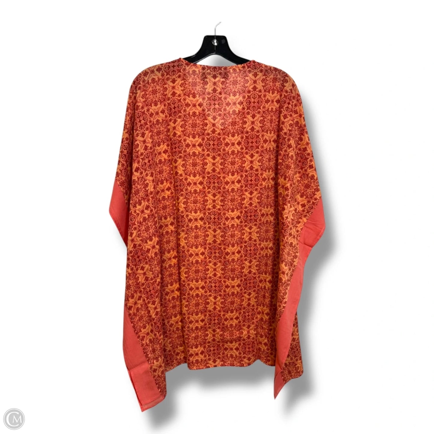 Swimwear Cover-up By Denim And Co Qvc In Orange, Size: Xxs