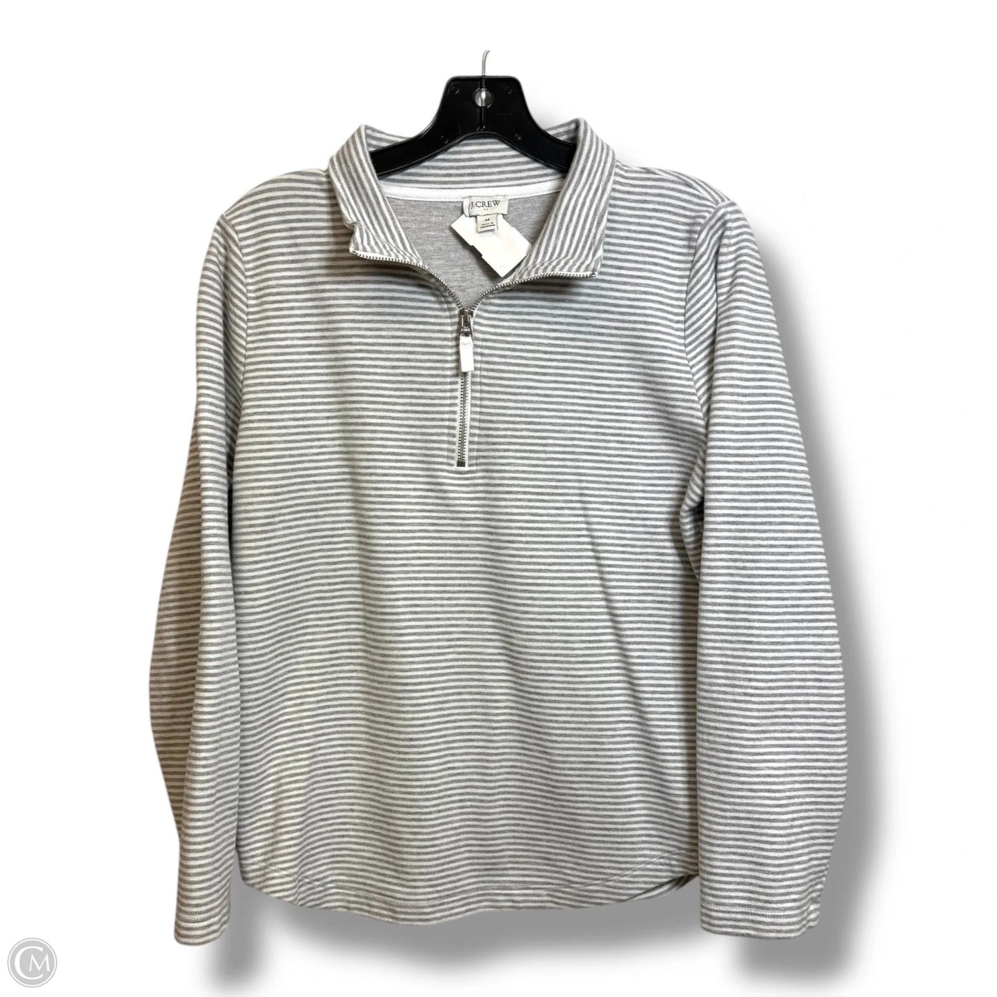 Top Long Sleeve By J. Crew In Striped Pattern, Size: M