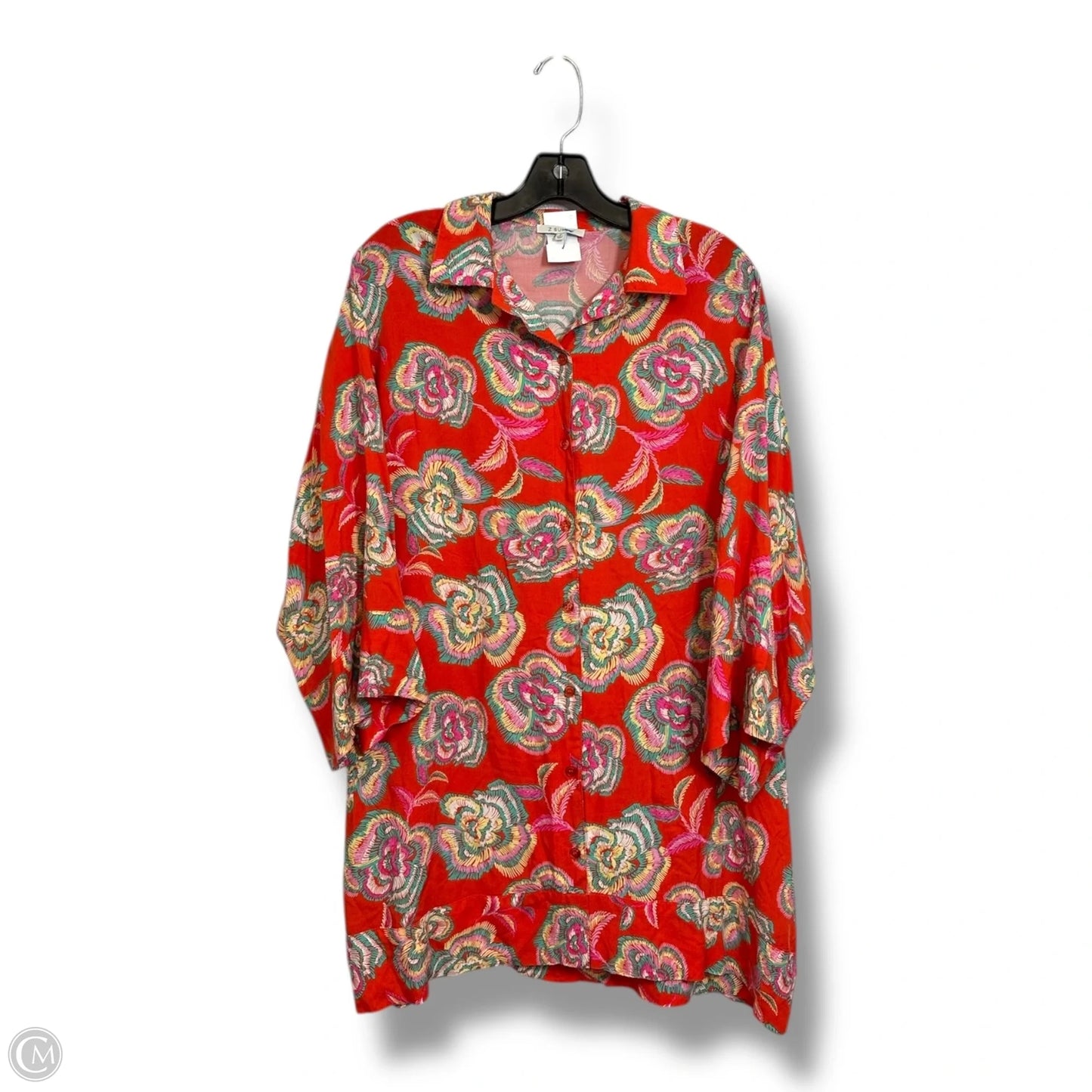 Dress Casual Short By Z Supply In Floral Print, Size: S