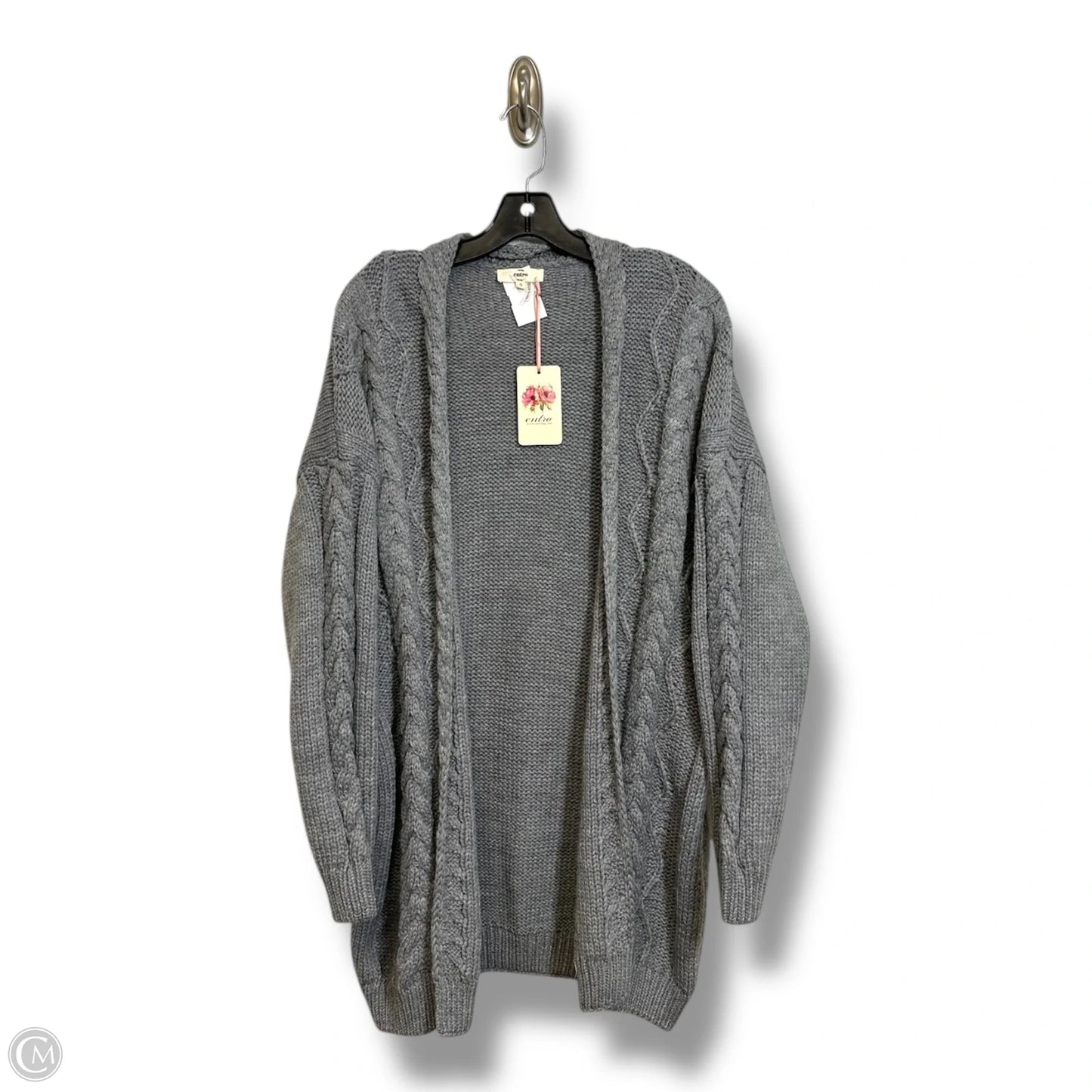 Cardigan By Entro In Grey, Size: S