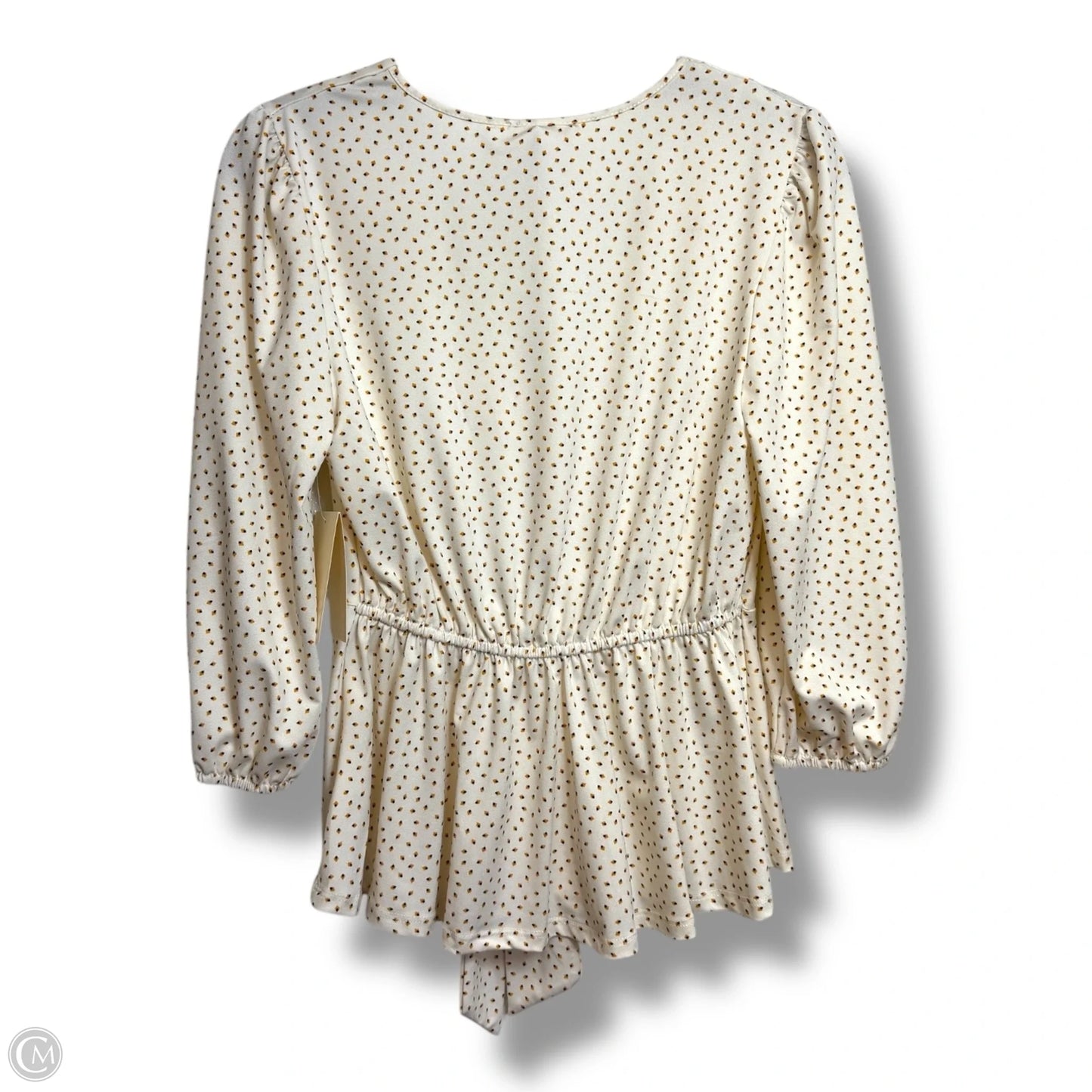 Top 3/4 Sleeve By Meraki In Yellow, Size: S