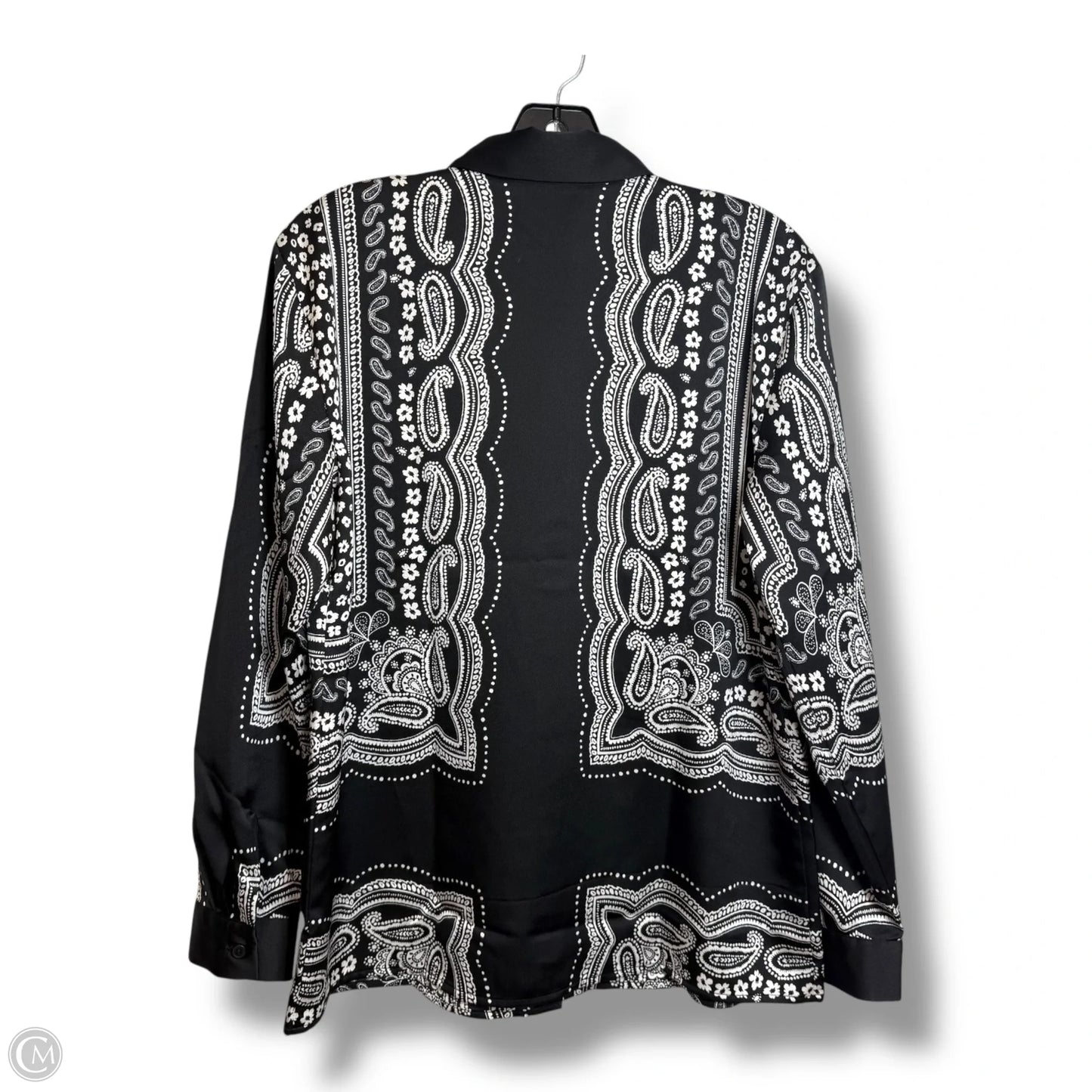 Top Long Sleeve By Loft In Paisley Print, Size: S
