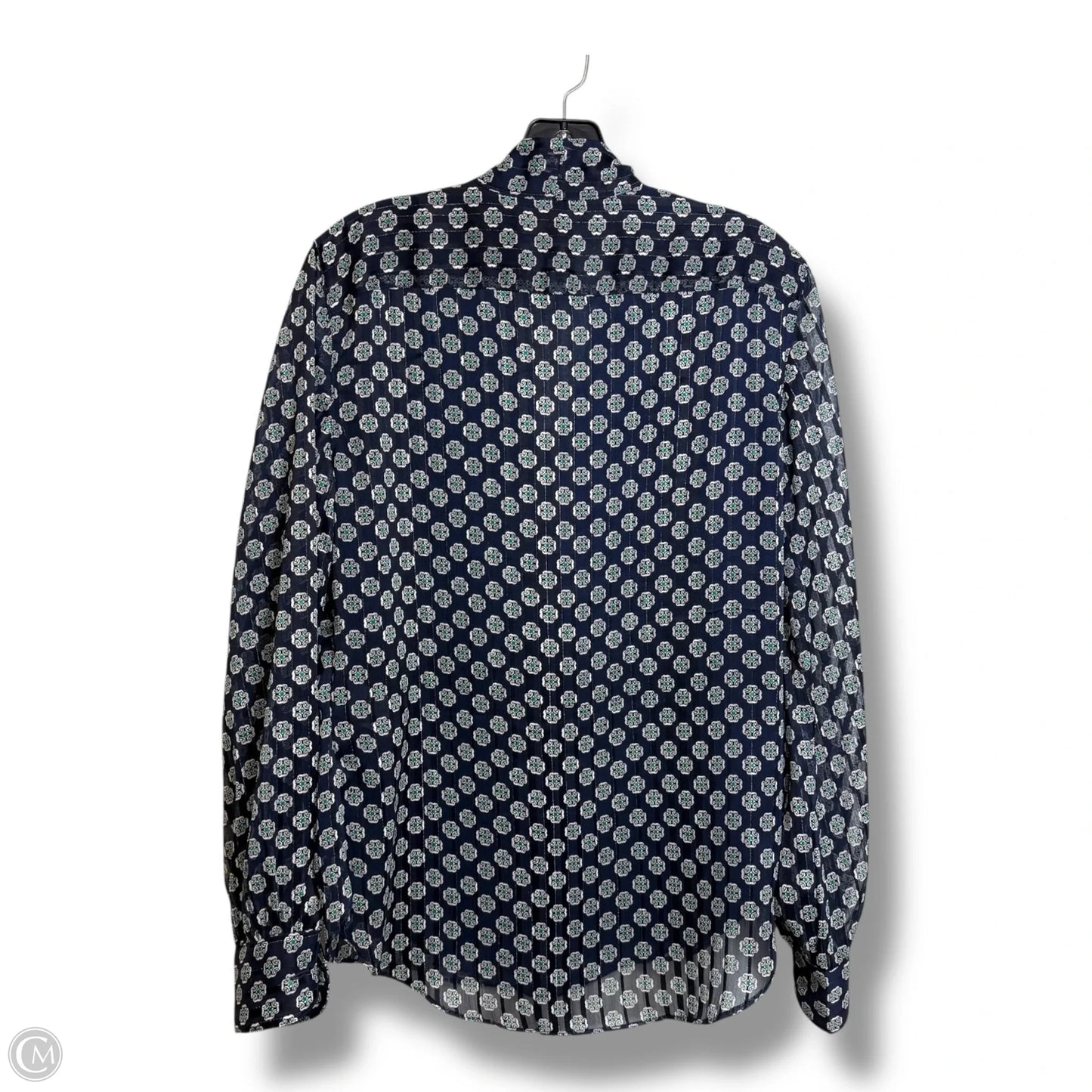 Top Long Sleeve By Ralph Lauren In Navy, Size: M