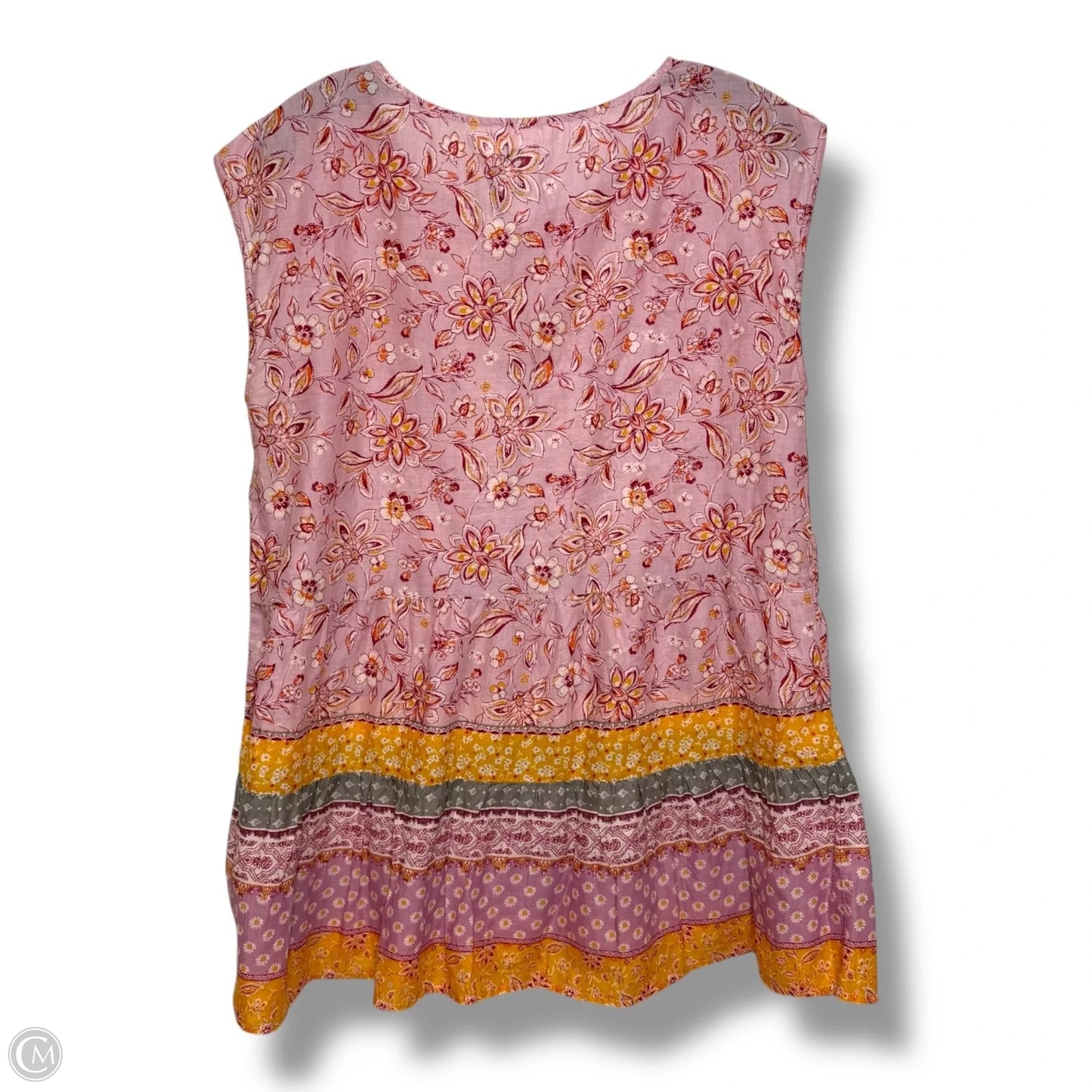 Dress Casual Short By Beachlunchlounge In Floral Print, Size: M