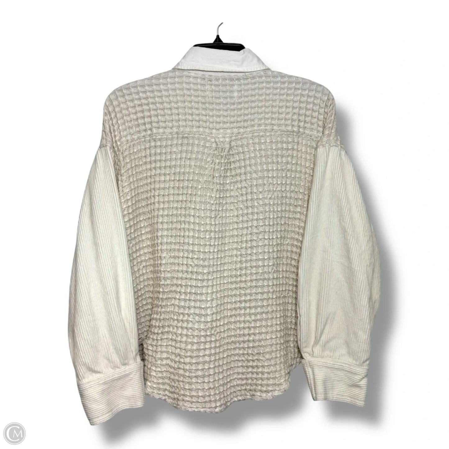 Jacket Shirt By Bdg In Cream, Size: Xs