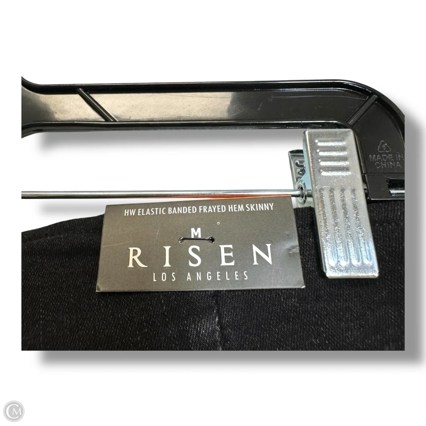 Jeans Skinny By Risen In Black, Size: M