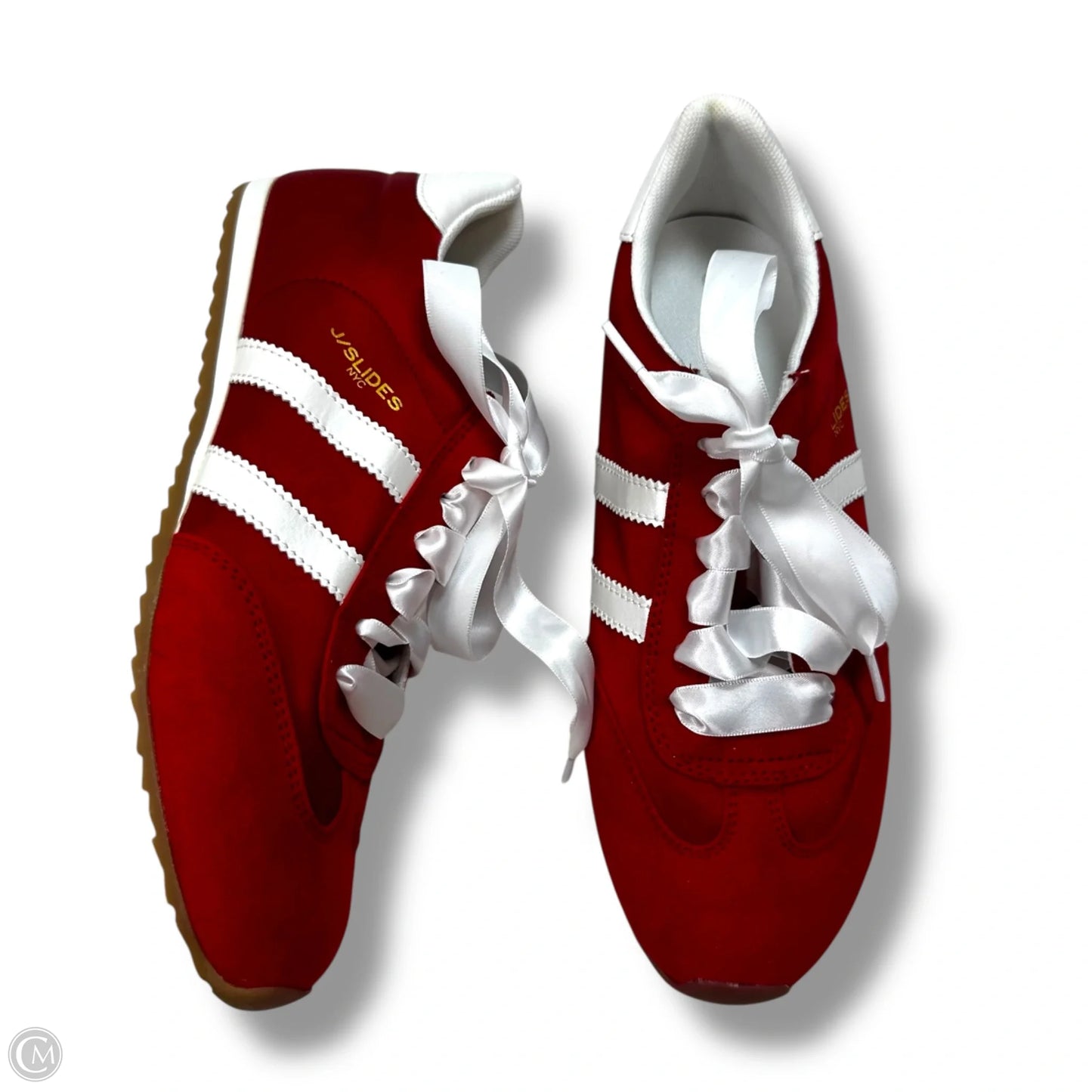 Shoes Sneakers By J Slides In Red, Size: 8.5