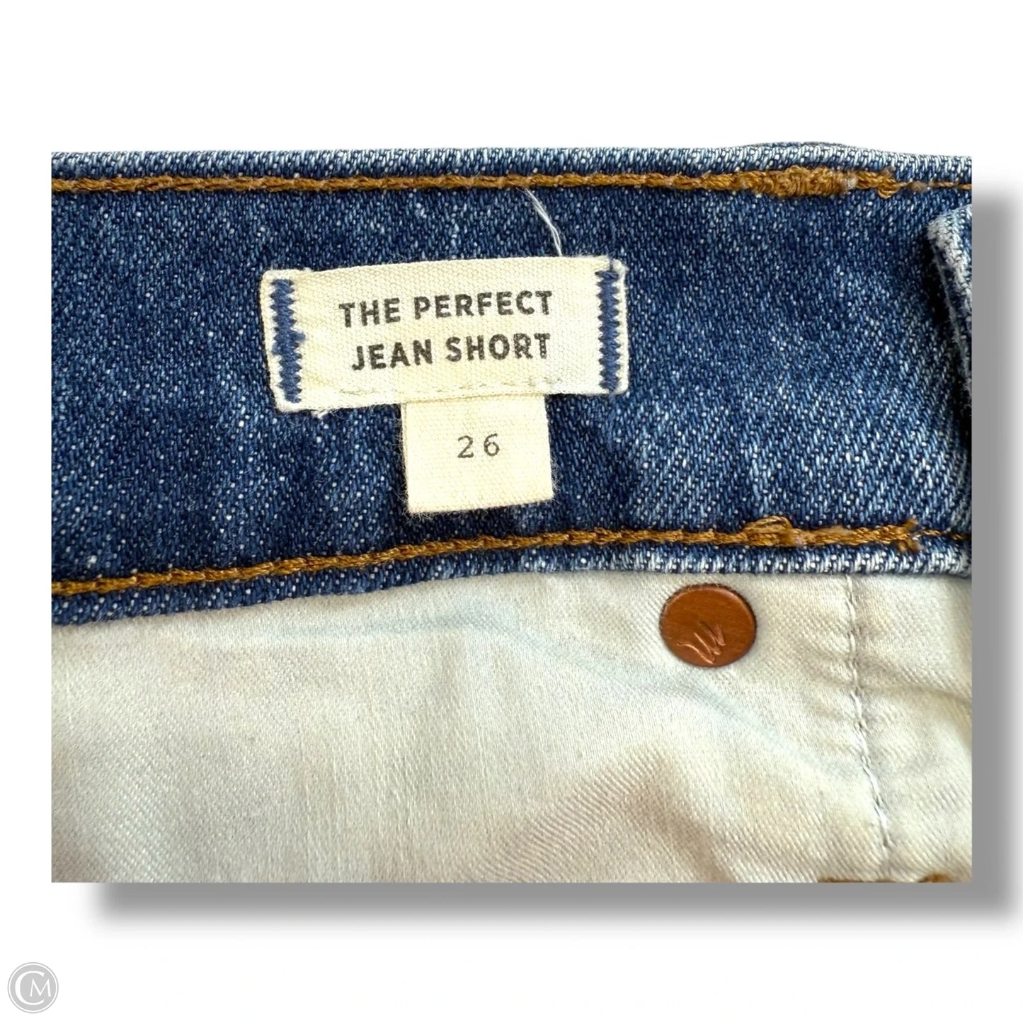 Shorts By Madewell In Blue Denim, Size: 2