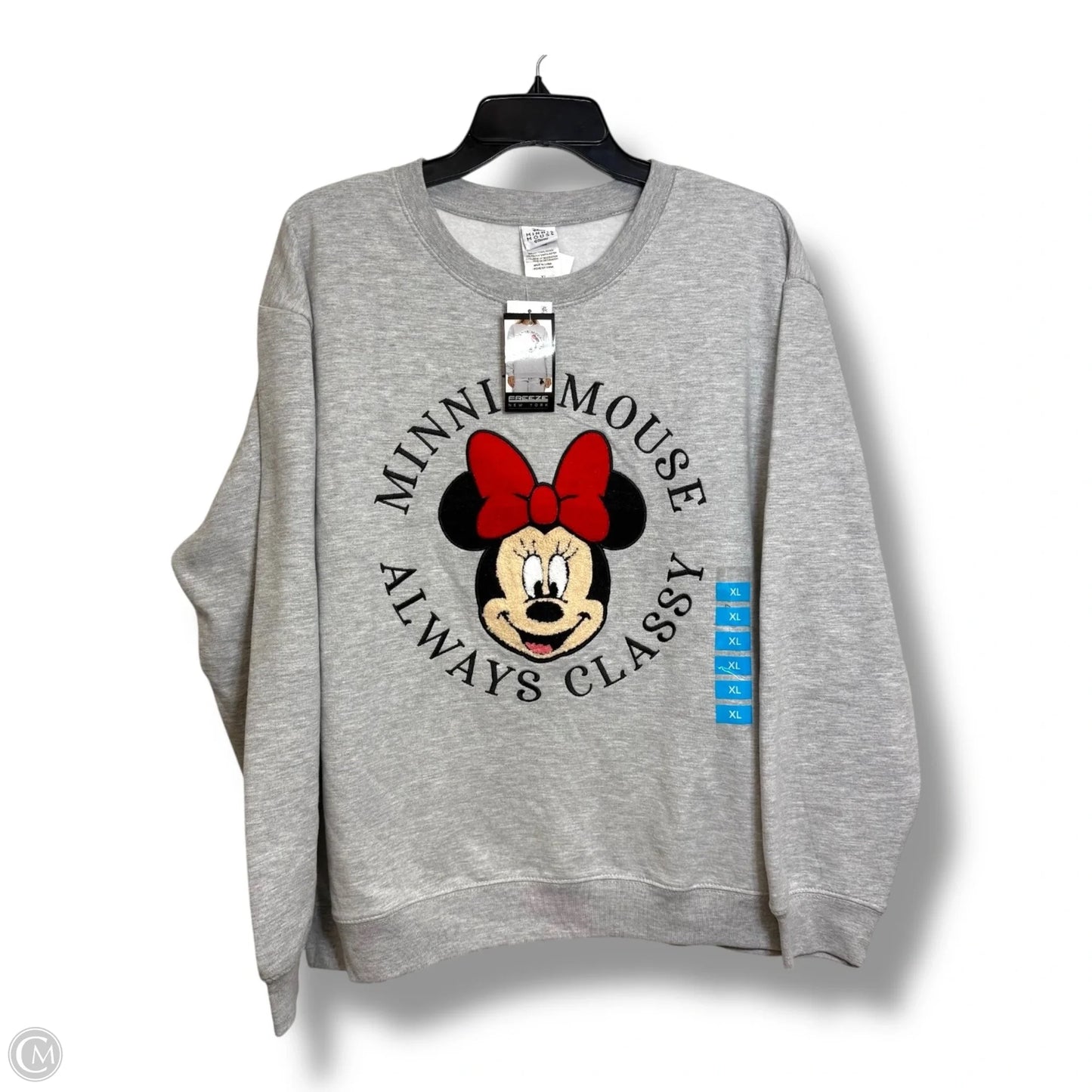 Top Long Sleeve Basic By Disney Store In Grey, Size: Xl
