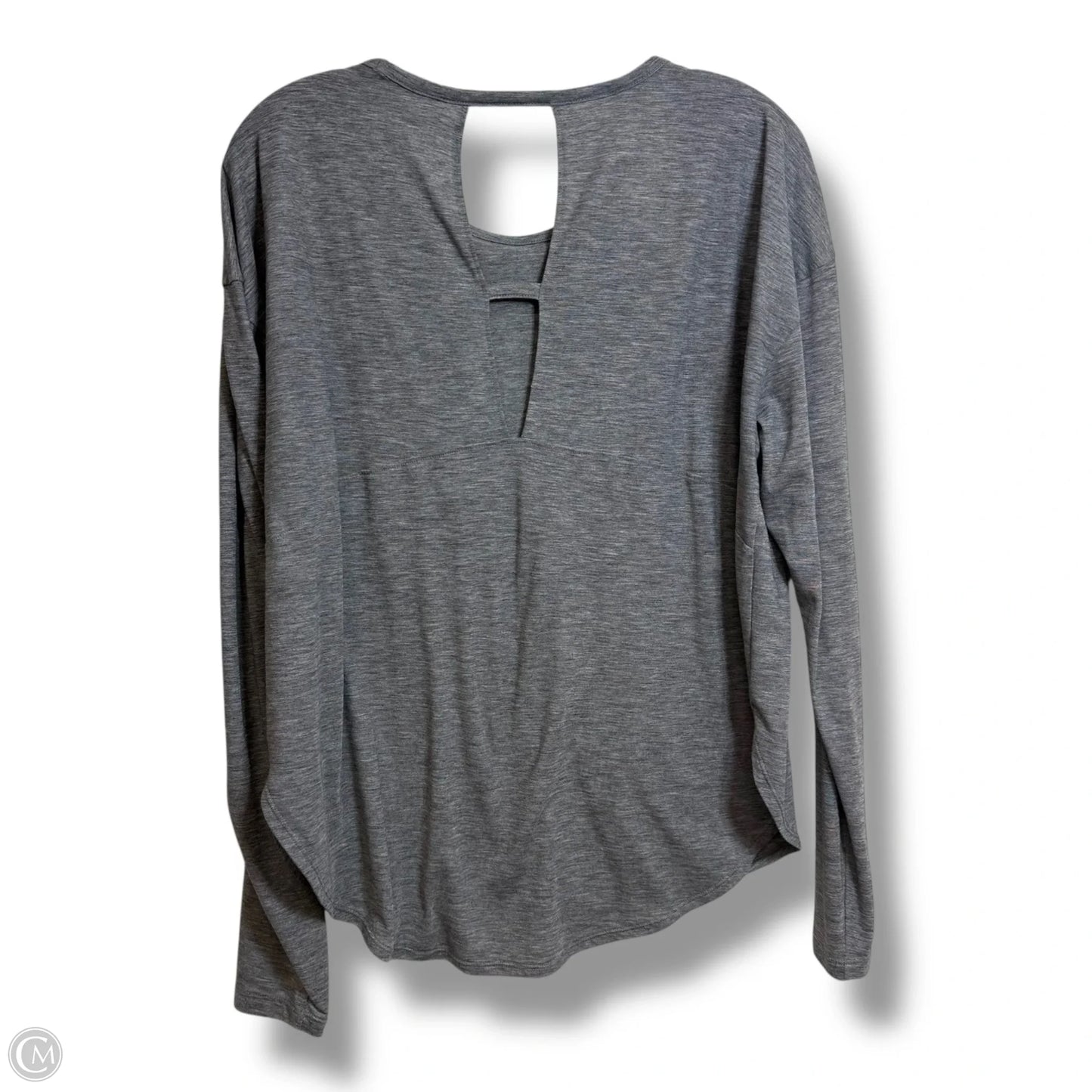 Top Long Sleeve Basic By Under Armour In Grey, Size: L