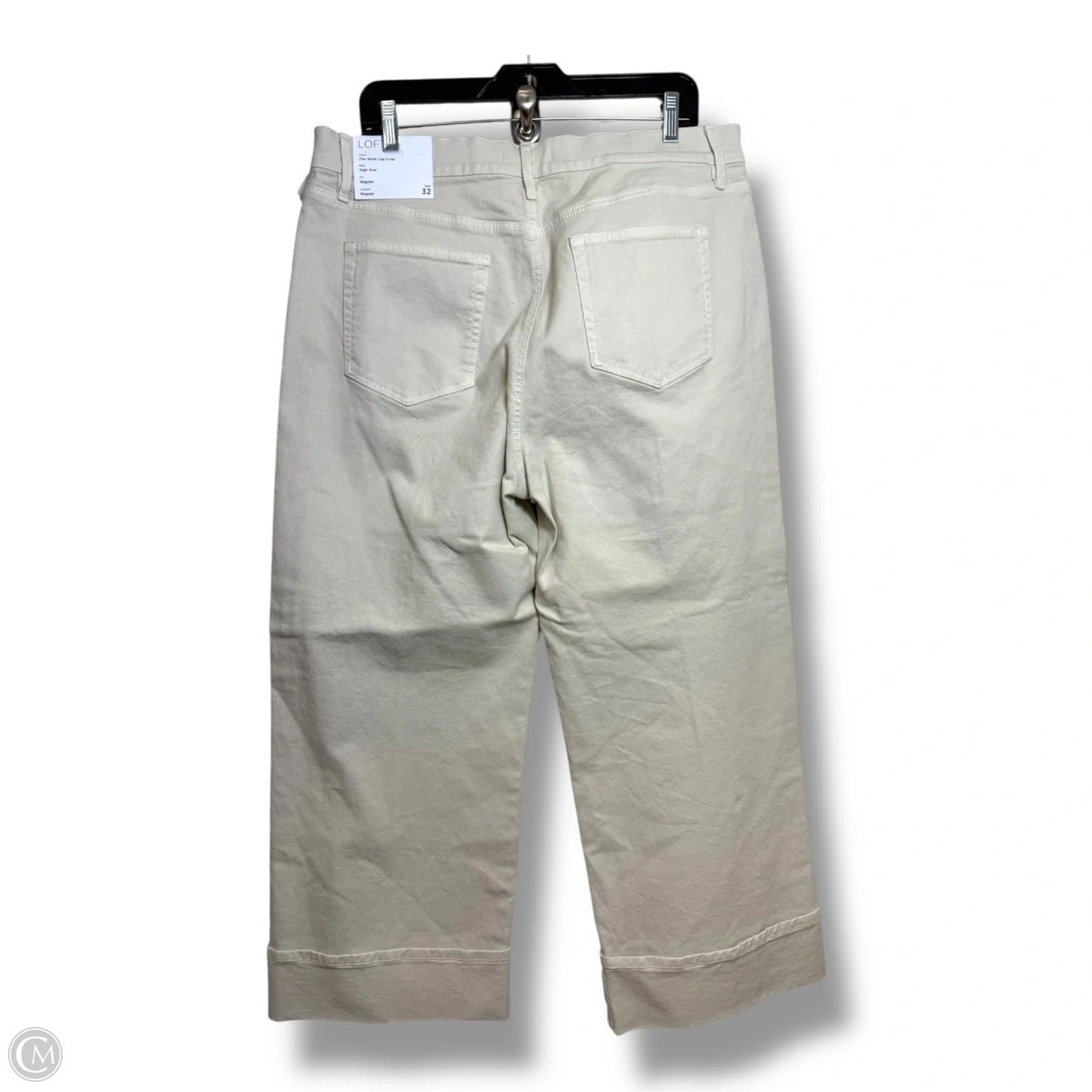 Wide leg high rise Pants Cargo & Utility By Loft In Tan, Size: 14