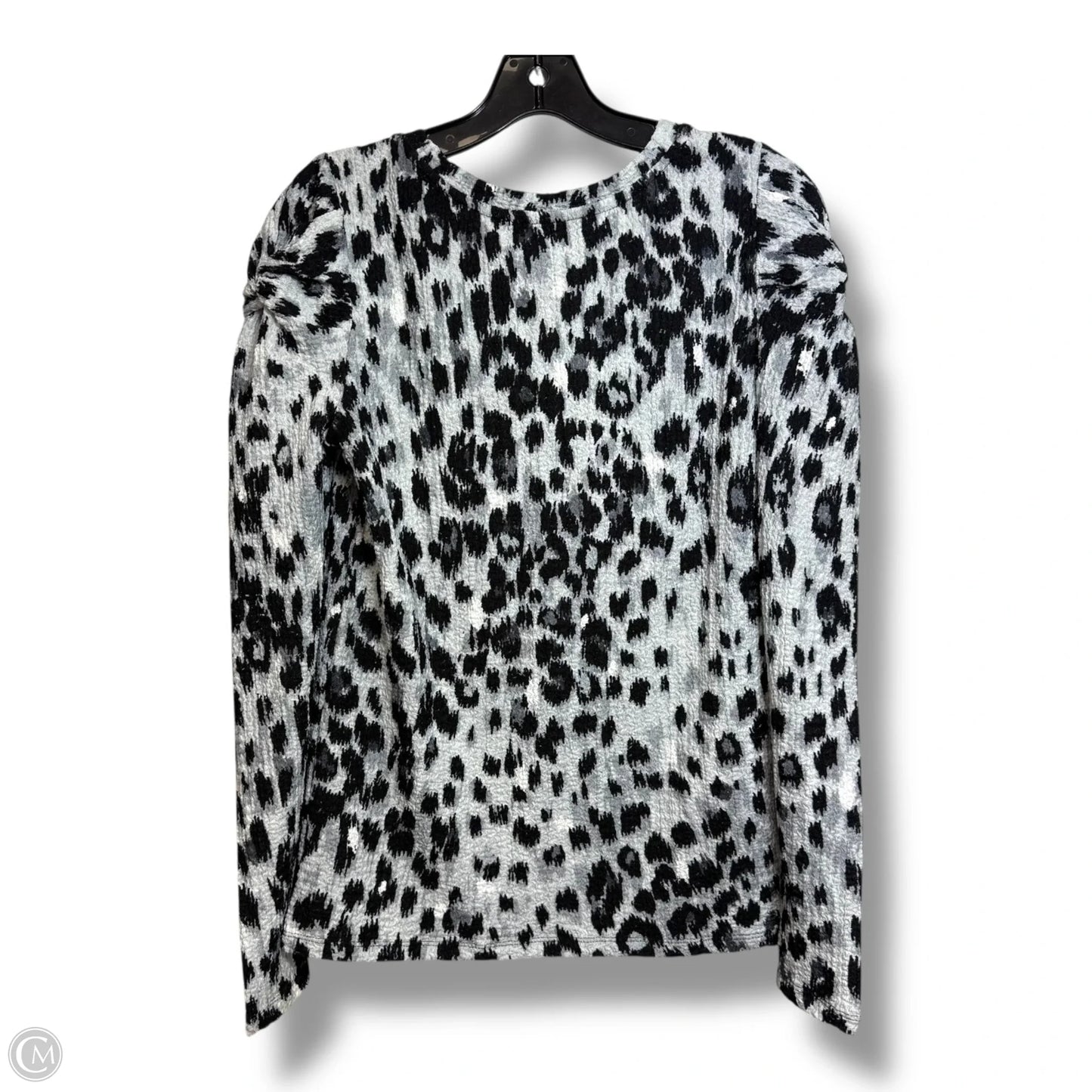 Top Long Sleeve Basic By Loft In Animal Print, Size: S
