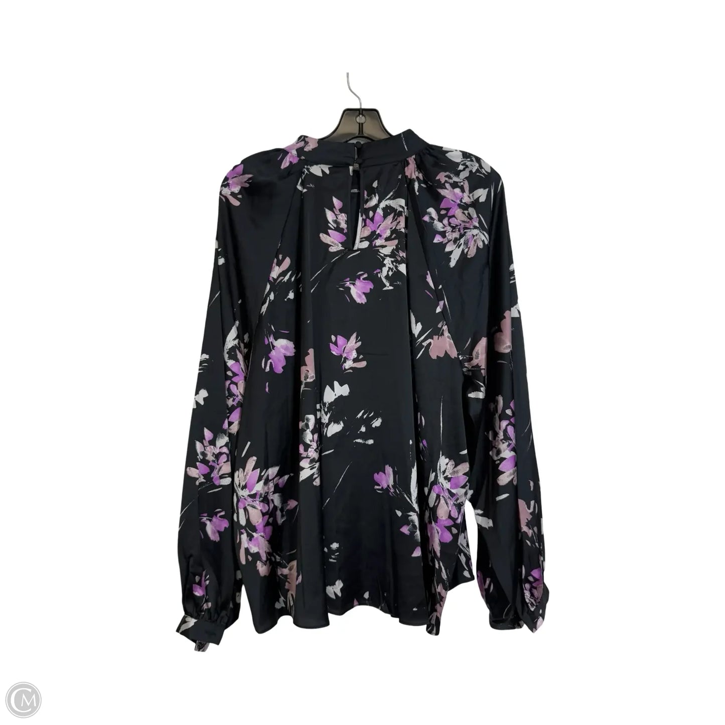 Top Long Sleeve By Worthington In Black, Size: 2x