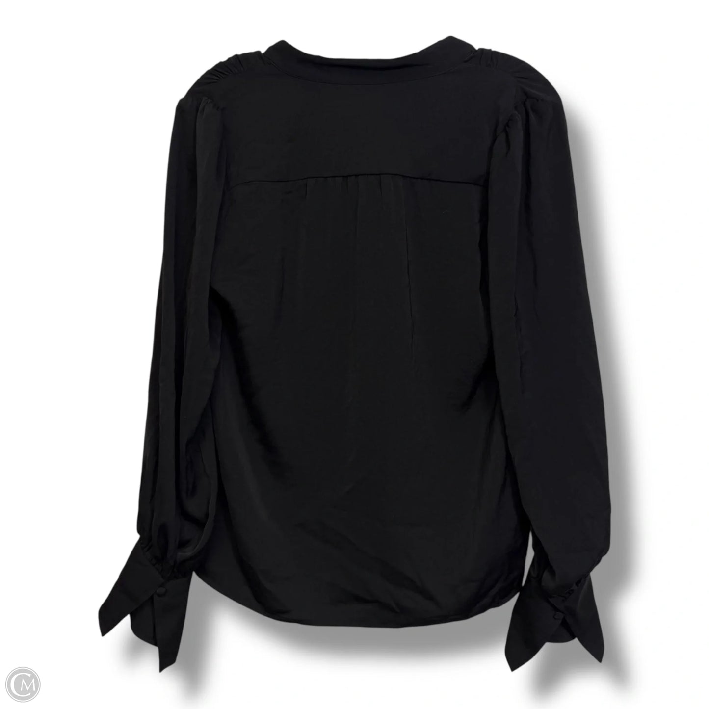Top Long Sleeve By Banana Republic In Black, Size: S