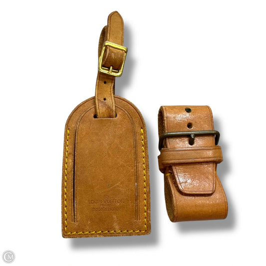 Luggage Id Tag Luxury Designer By Louis Vuitton