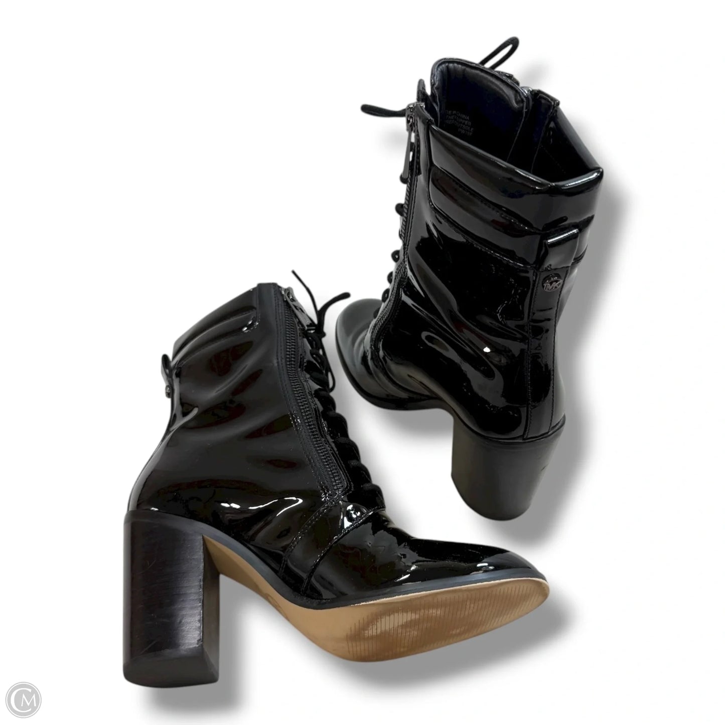 Boots Designer By Michael Kors In Black, Size: 6.5