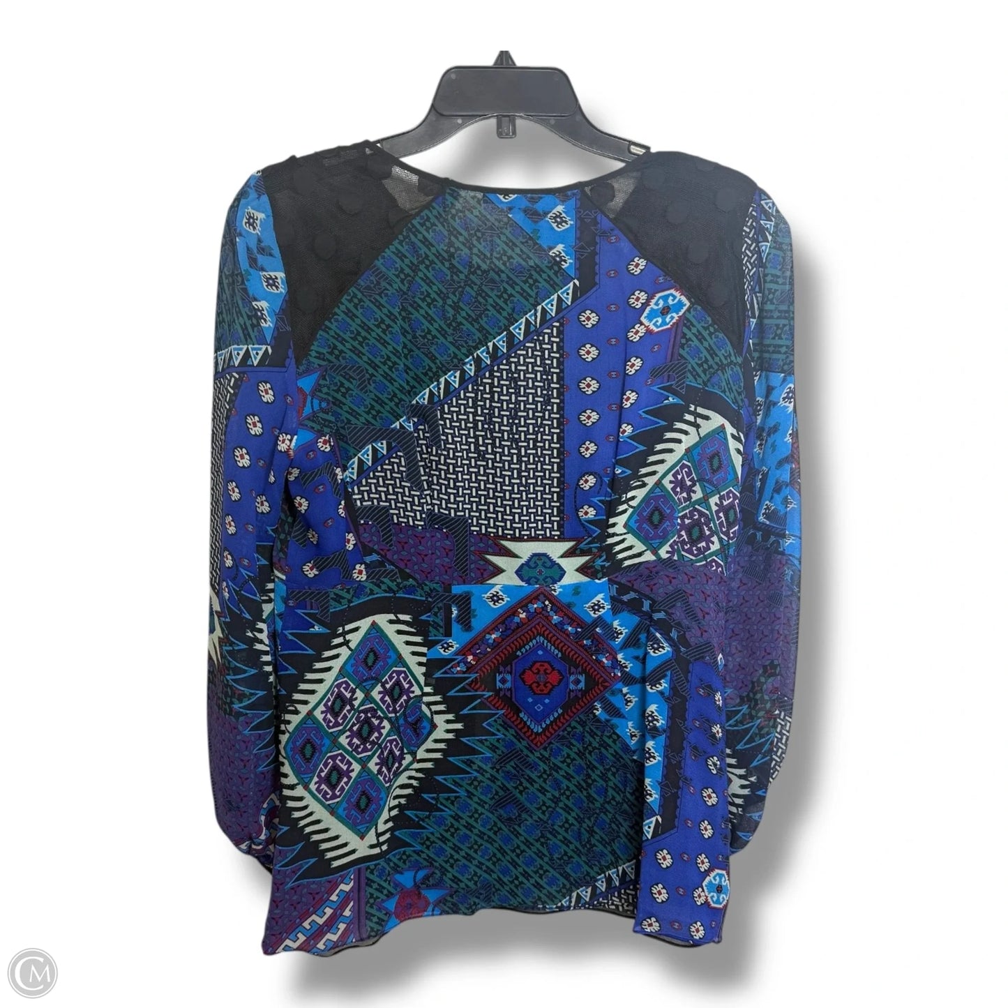 Top Long Sleeve By Nanette Lepore In Blue, Size: L