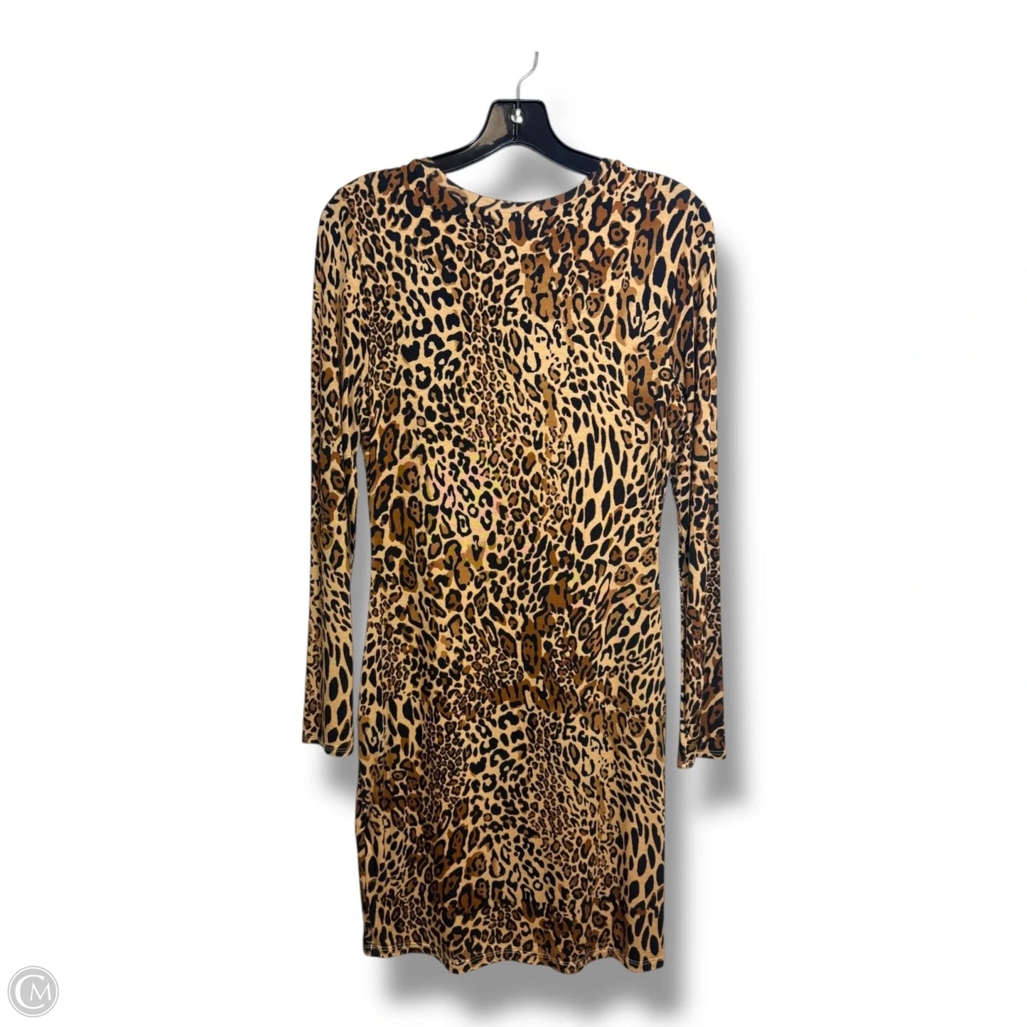 Dress Casual Midi By Bar Iii In Leopard Print, Size: M