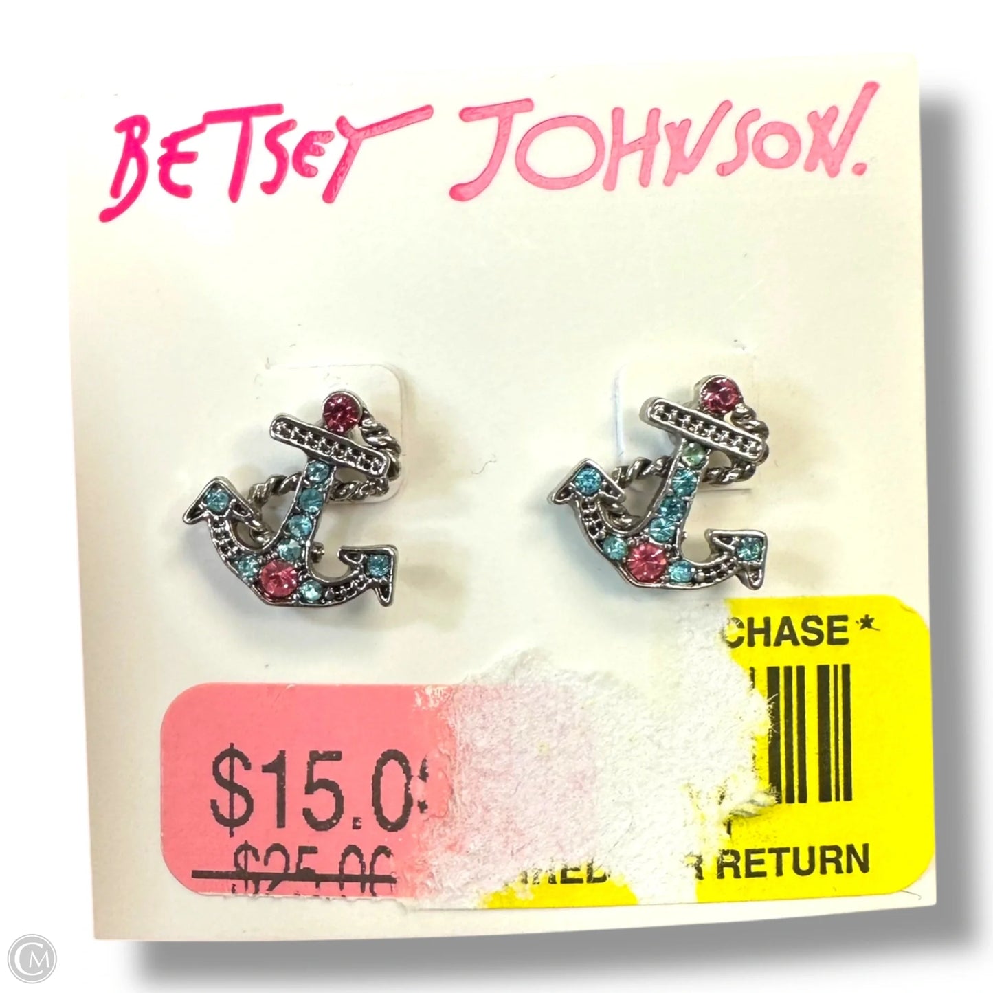 Earrings Stud By Betsey Johnson