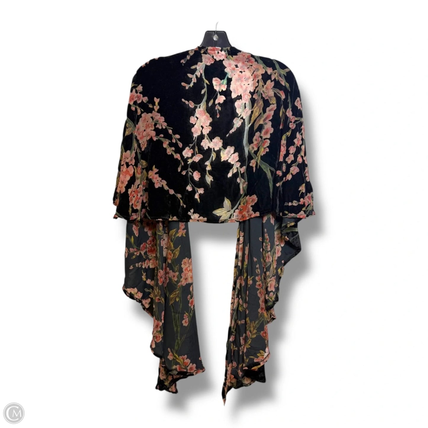 Shawl By Betsey Johnson In Floral Print, Size: Osfm