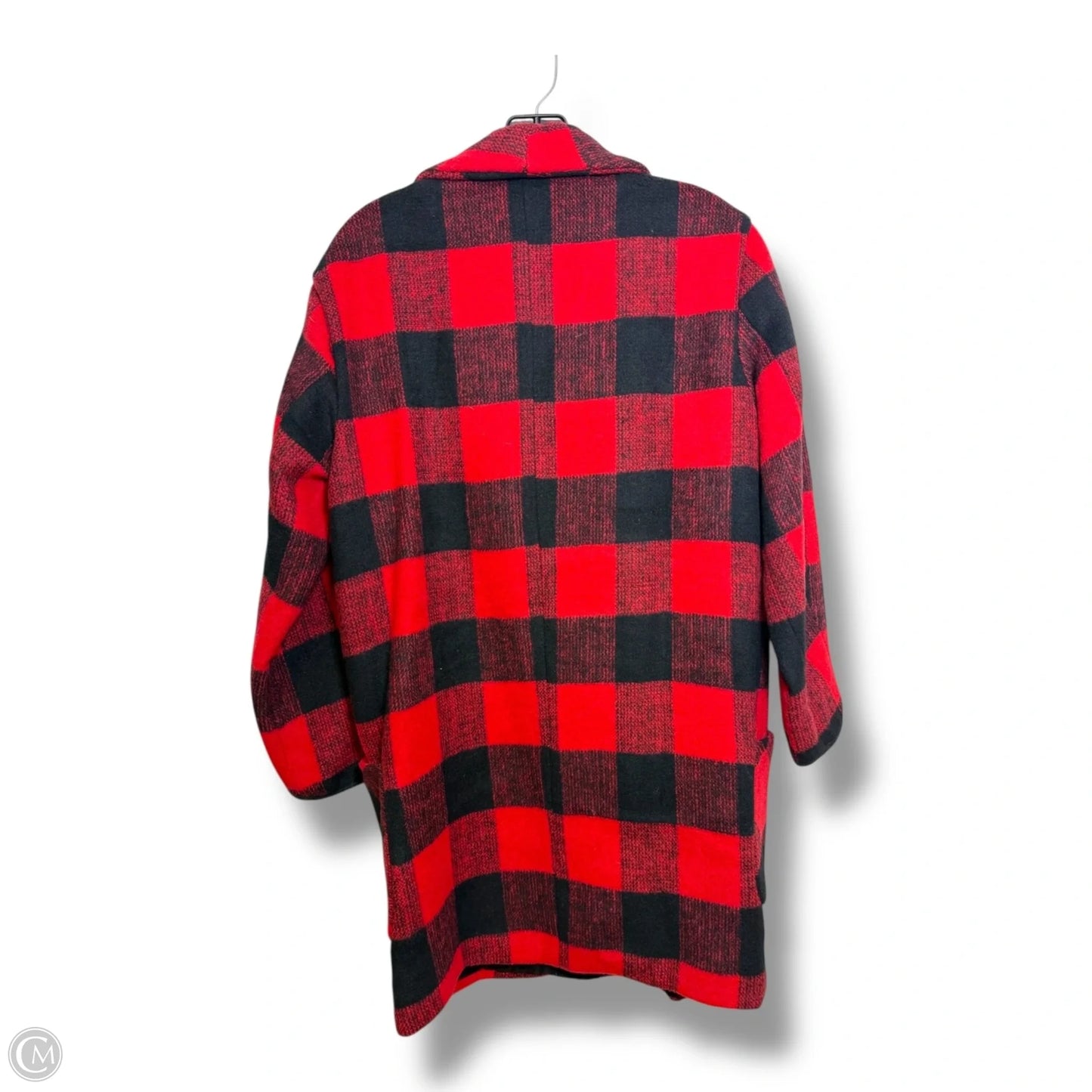Coat Other By Cmf In Checkered Pattern, Size: M