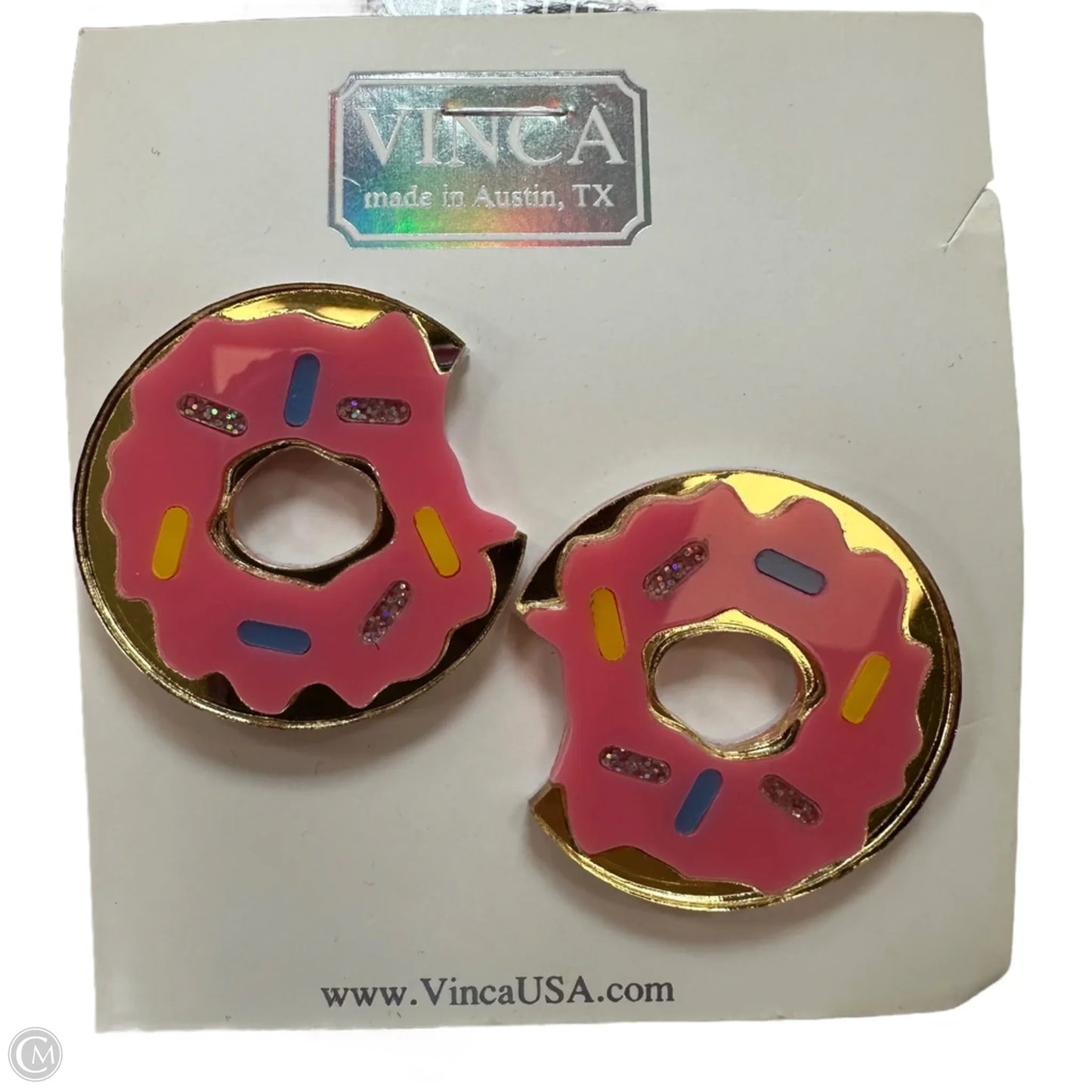 Donut Earrings Dangle/drop By Cmf