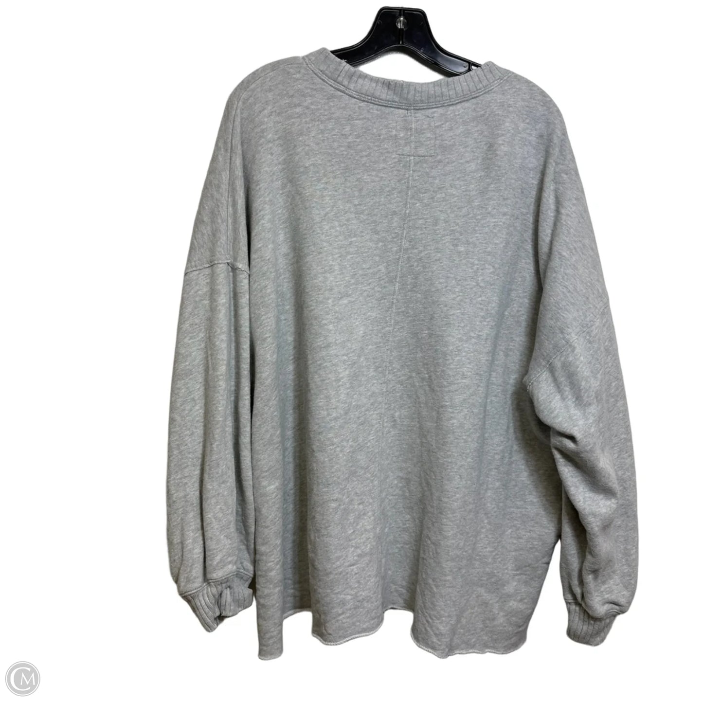 Top Long Sleeve By Cmf In Grey, Size: M