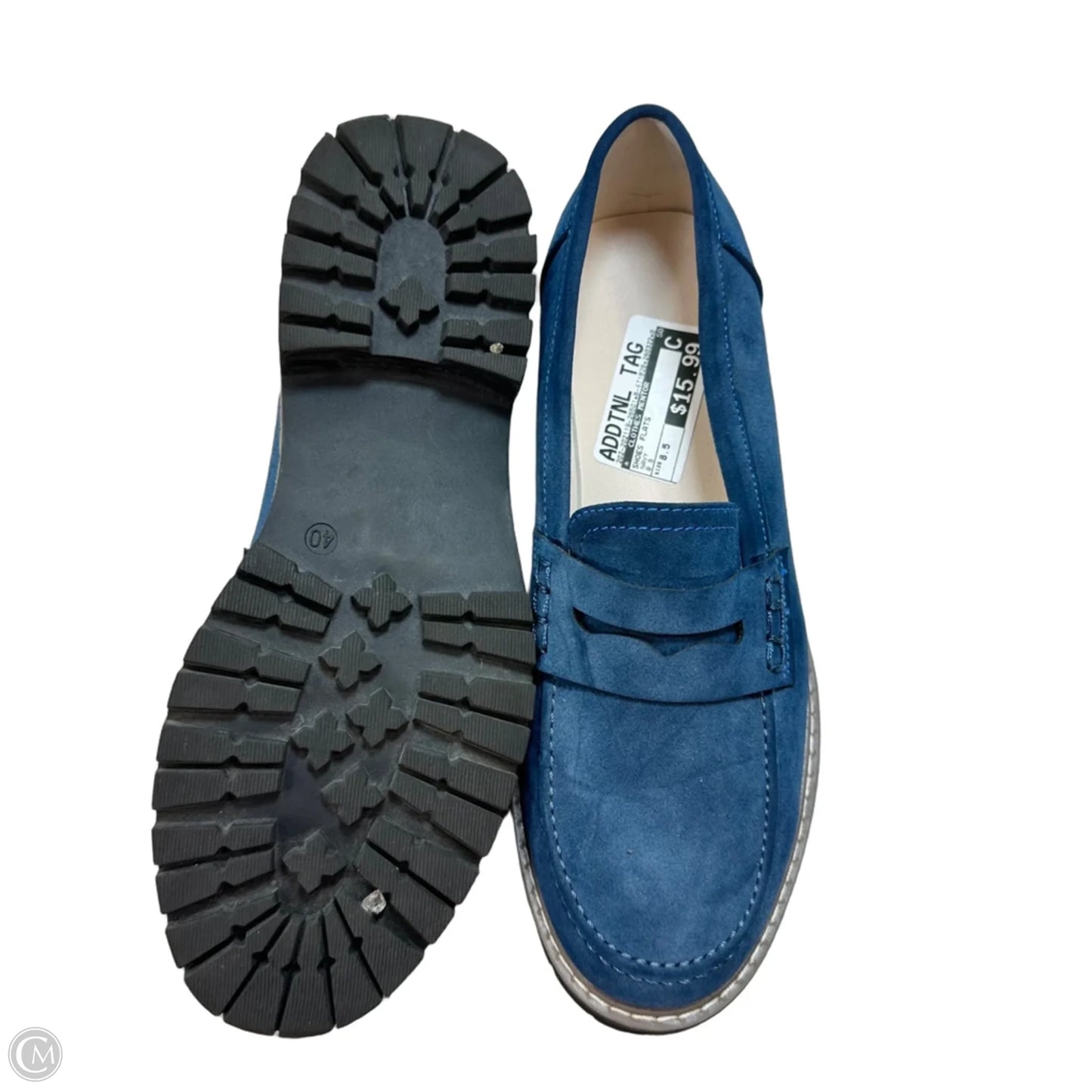Shoes Flats By Clothes Mentor In Navy, Size: 8.5