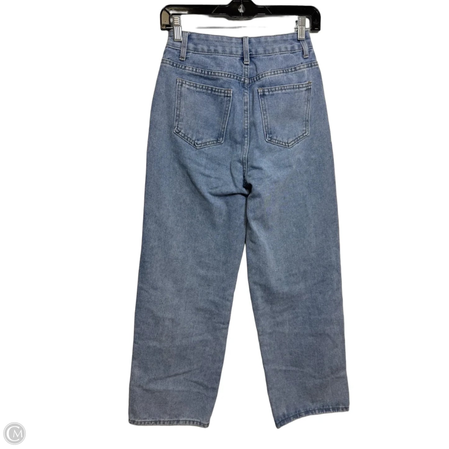 Jeans Wide Leg By Clothes Mentor In Blue Denim, Size: Xs