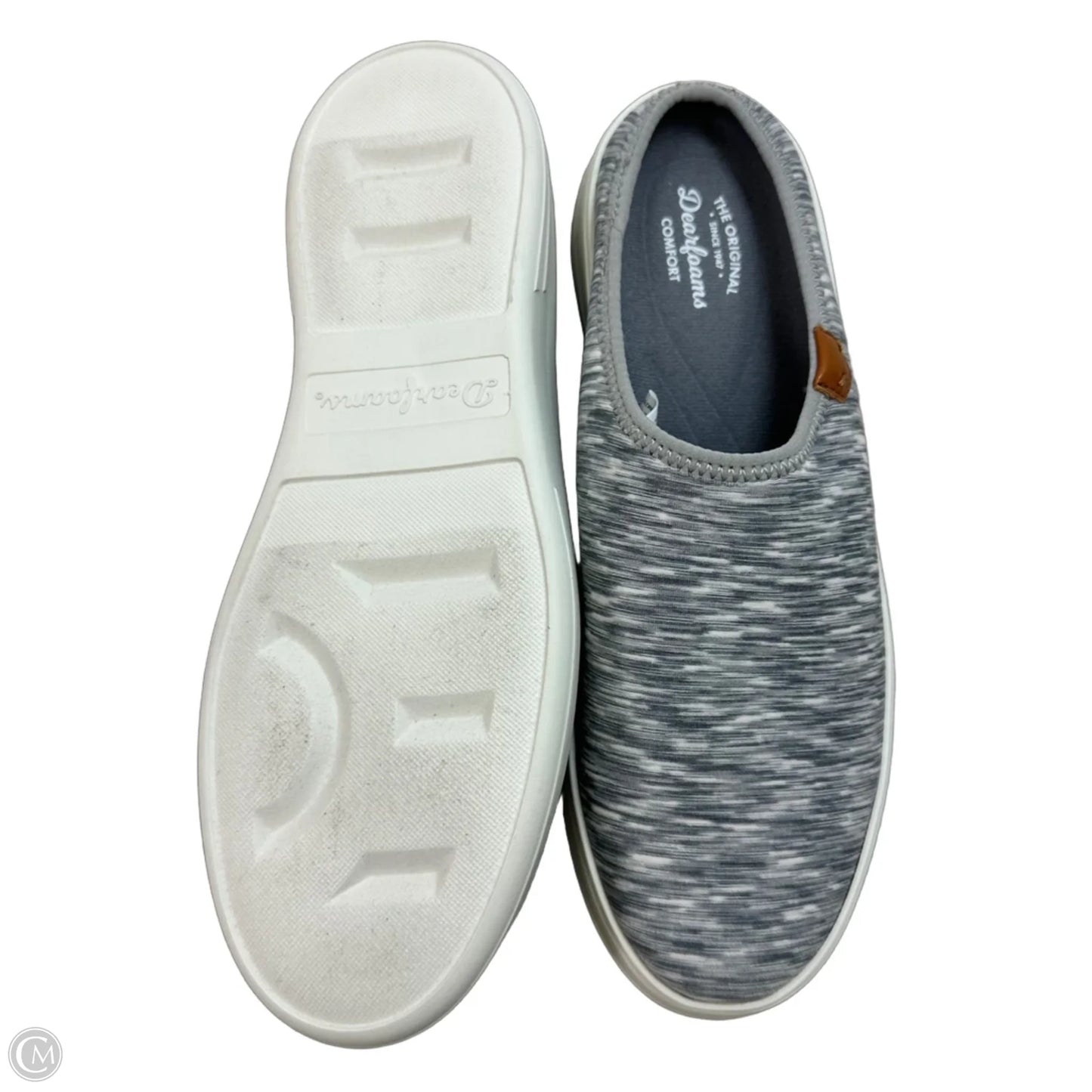 Shoes Flats By Clothes Mentor In Grey, Size: 9