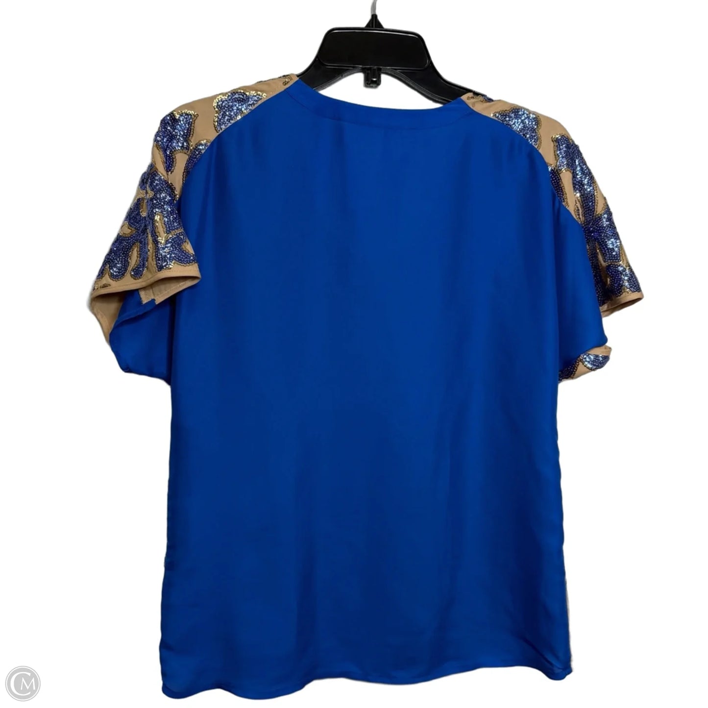 Top Short Sleeve By Target-designer In Blue & Gold, Size: Xs