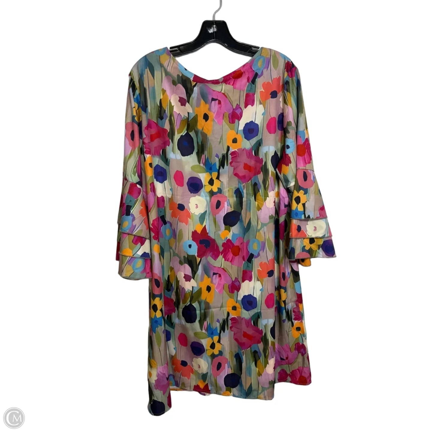 Dress Casual Short By Clothes Mentor In Floral Print, Size: Xl