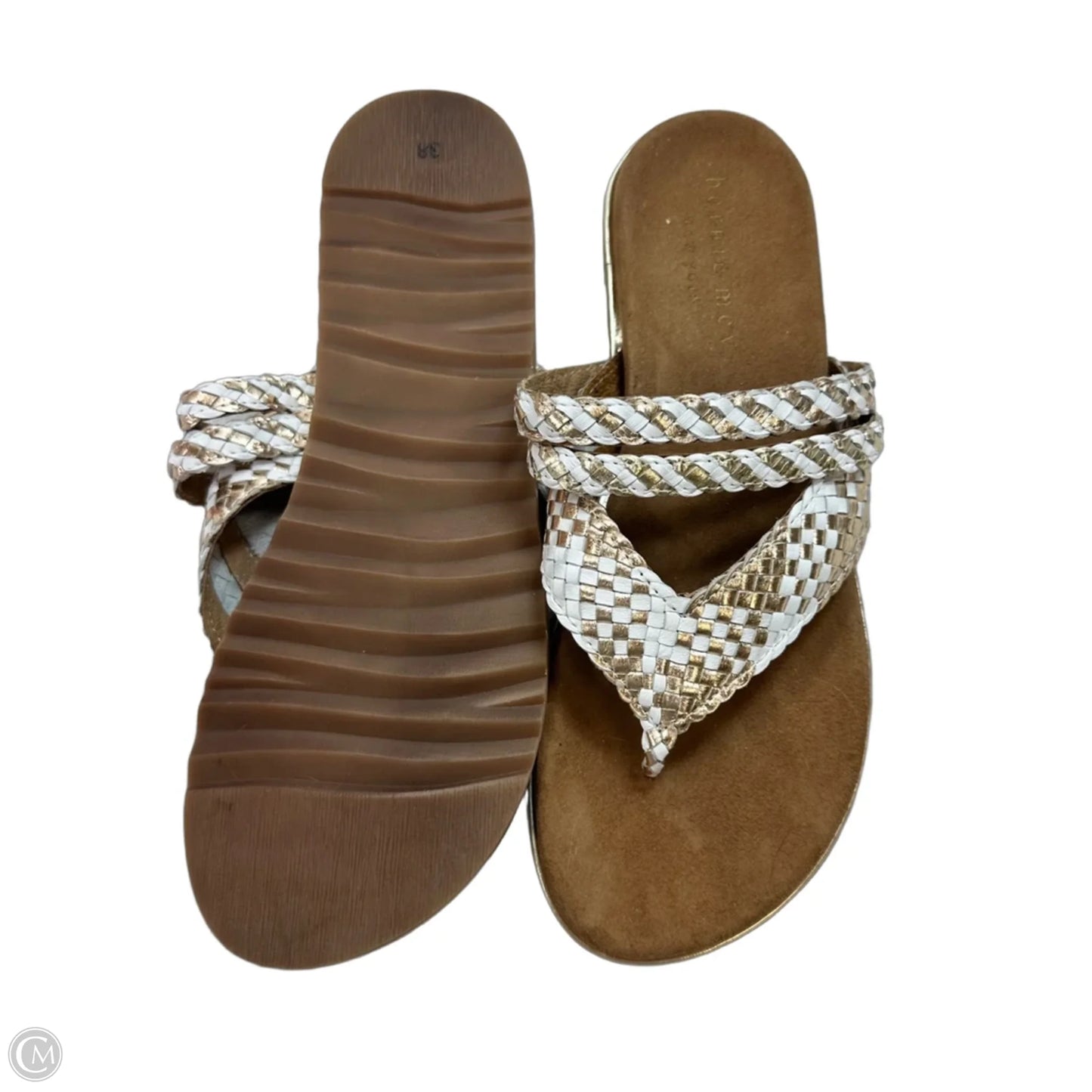 Sandals Flats By Bernie Mev In Gold, Size: 7.5