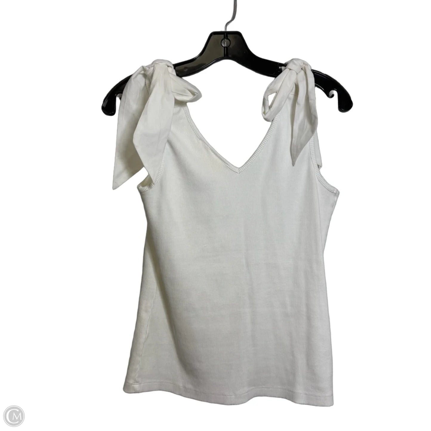 Top Sleeveless By Maeve In White, Size: M