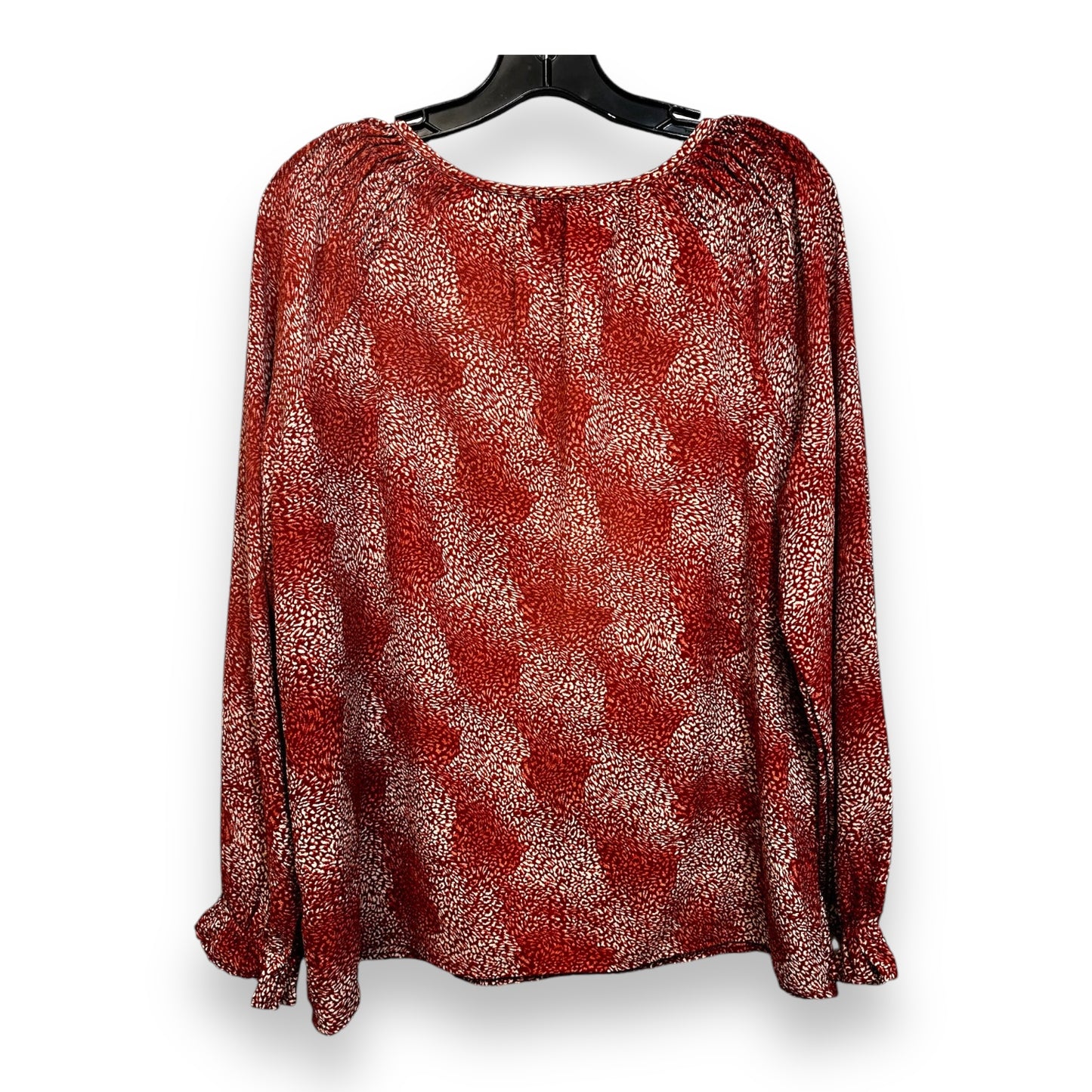 Top Long Sleeve Basic By Jessica Simpson In Orange, Size: M