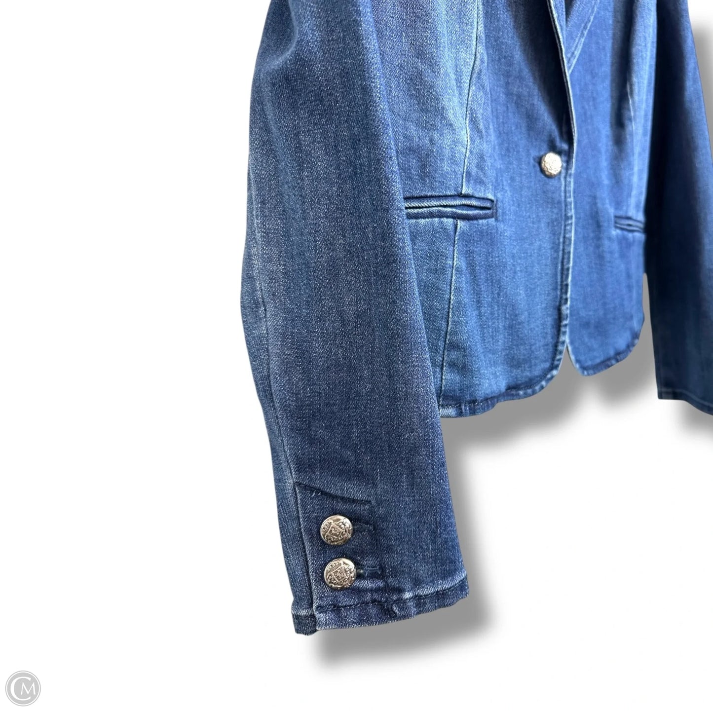 Blazer By Inc In Blue Denim, Size: S