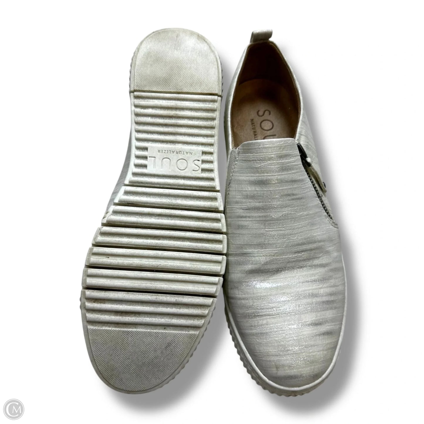 Shoes Flats By Natural Soul In White, Size: 8