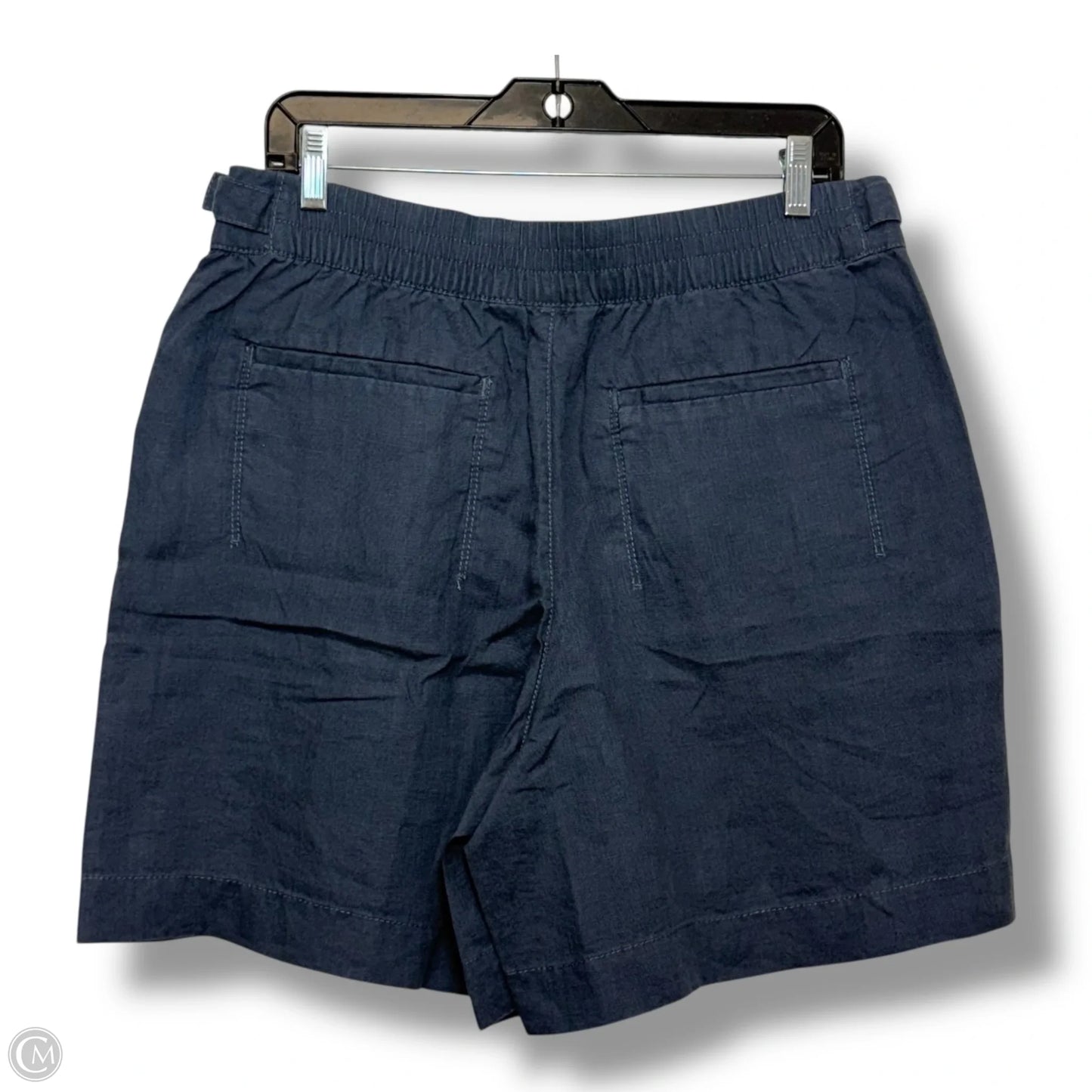 Linen Athletic Shorts By Athleta In Blue, Size: 12