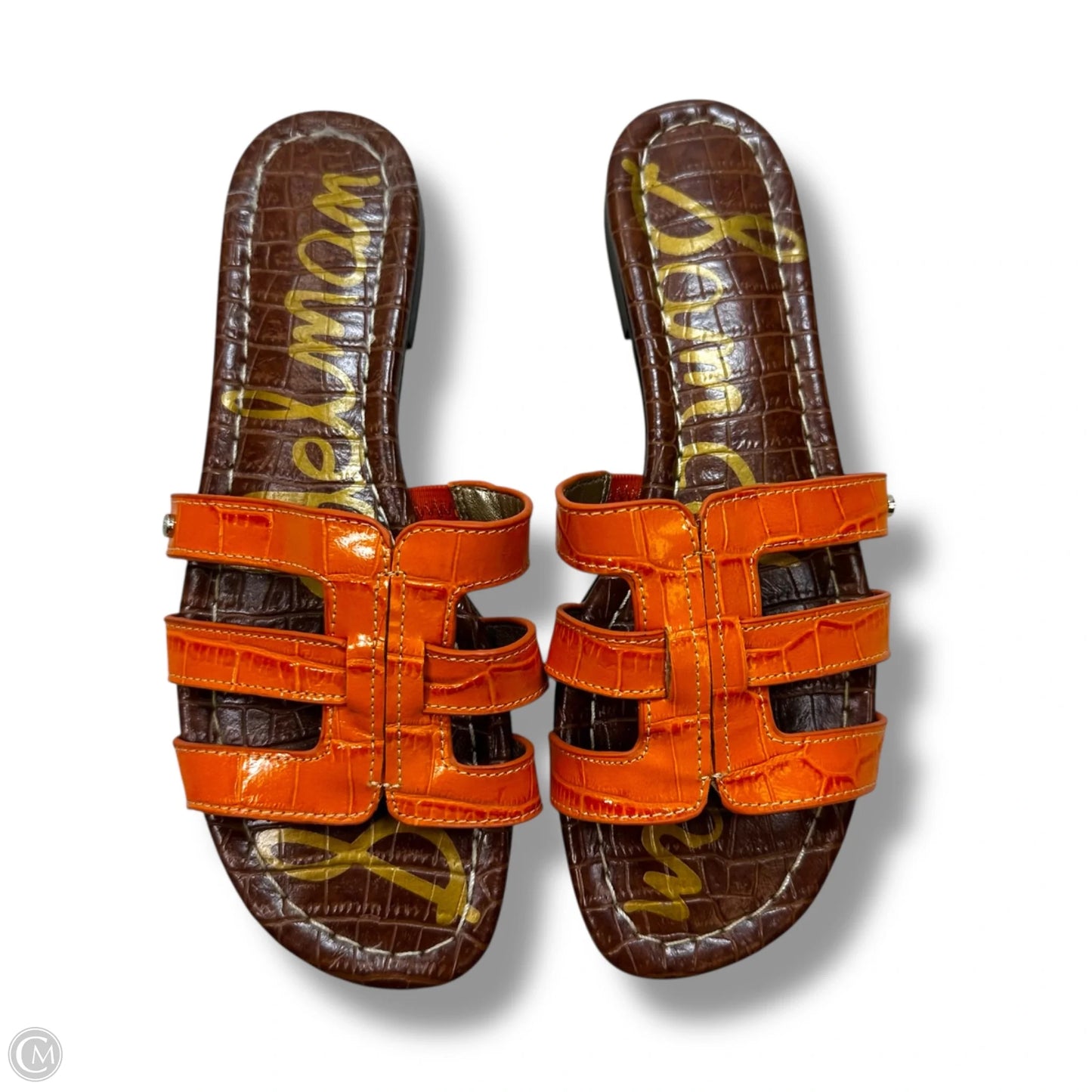 Sandals Flip Flops By Sam Edelman In Orange, Size: 6