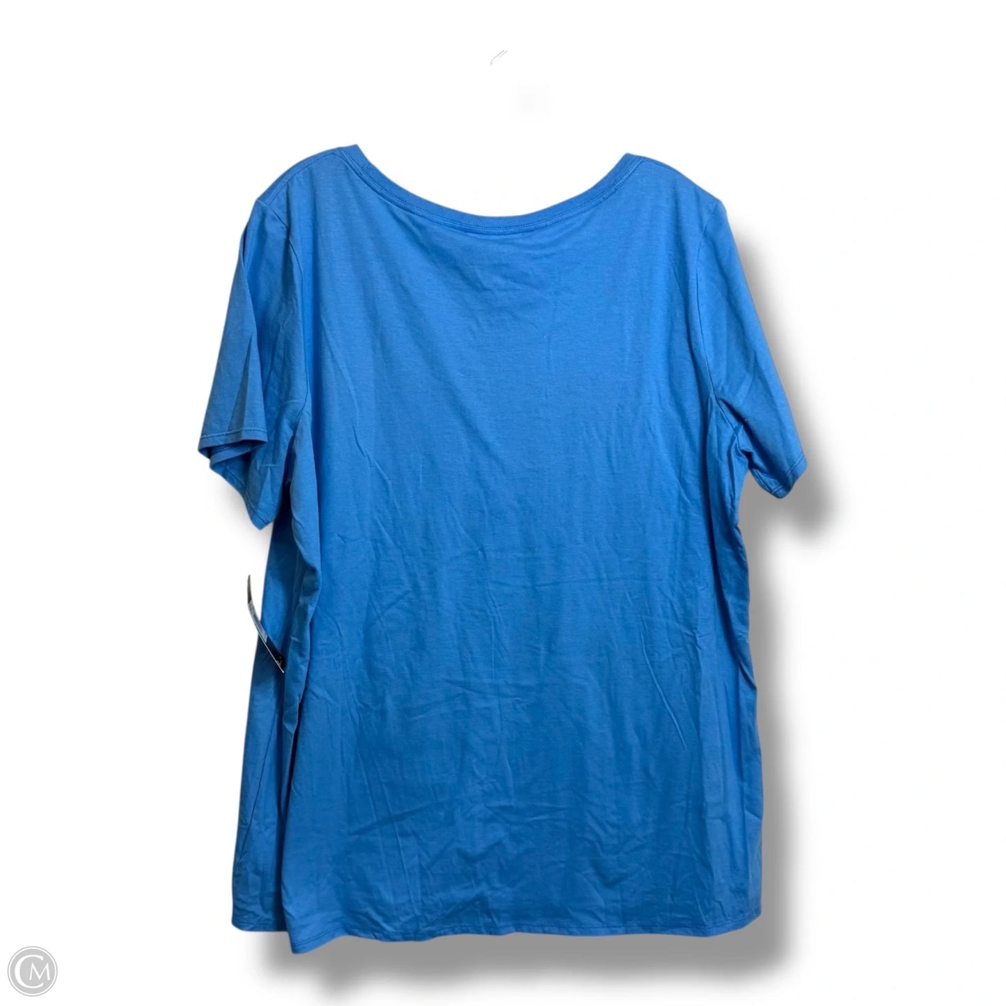 Athletic Top Short Sleeve By Nike Apparel In Blue, Size: Xxl