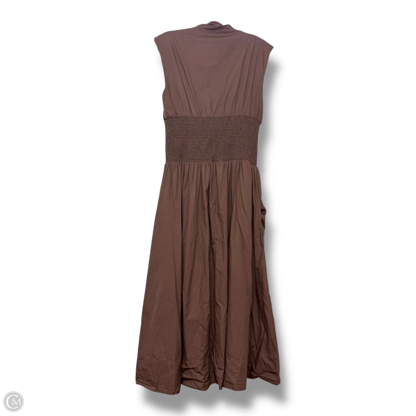 Dress Casual Midi By Anthropologie In Brown, Size: S