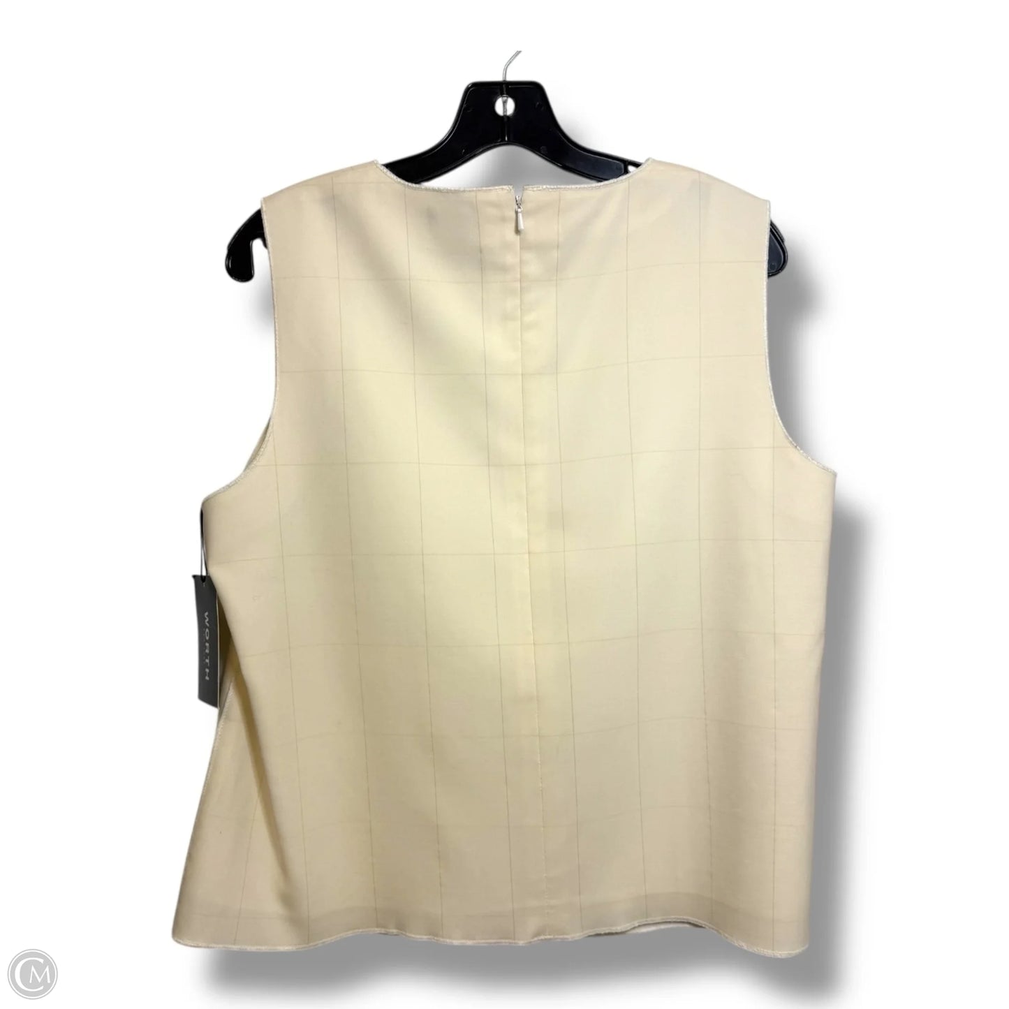 Tank Top By Worth Ny In Cream, Size: 10