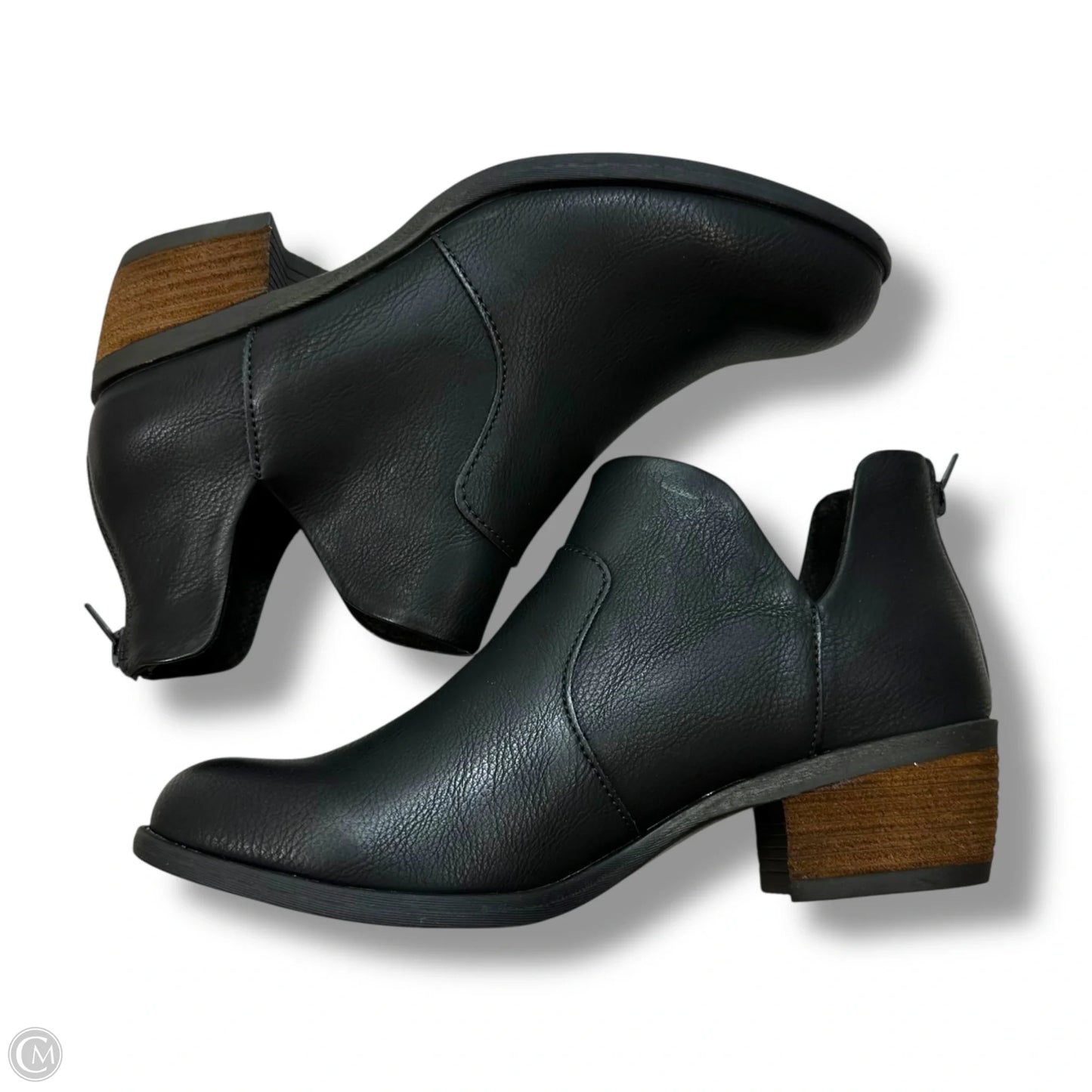 Boots Ankle Flats By Boc In Black, Size: 7