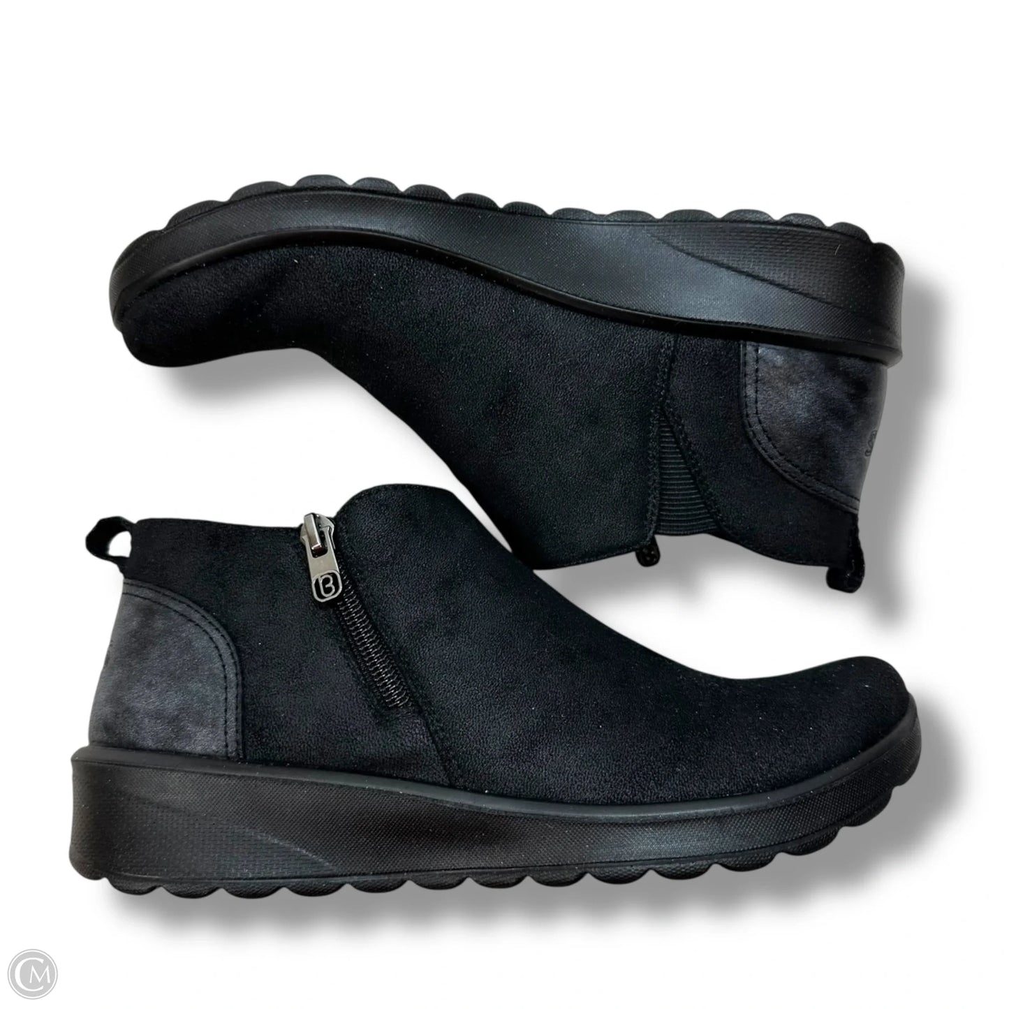 Boots Ankle Flats By Bzees In Black, Size: 7