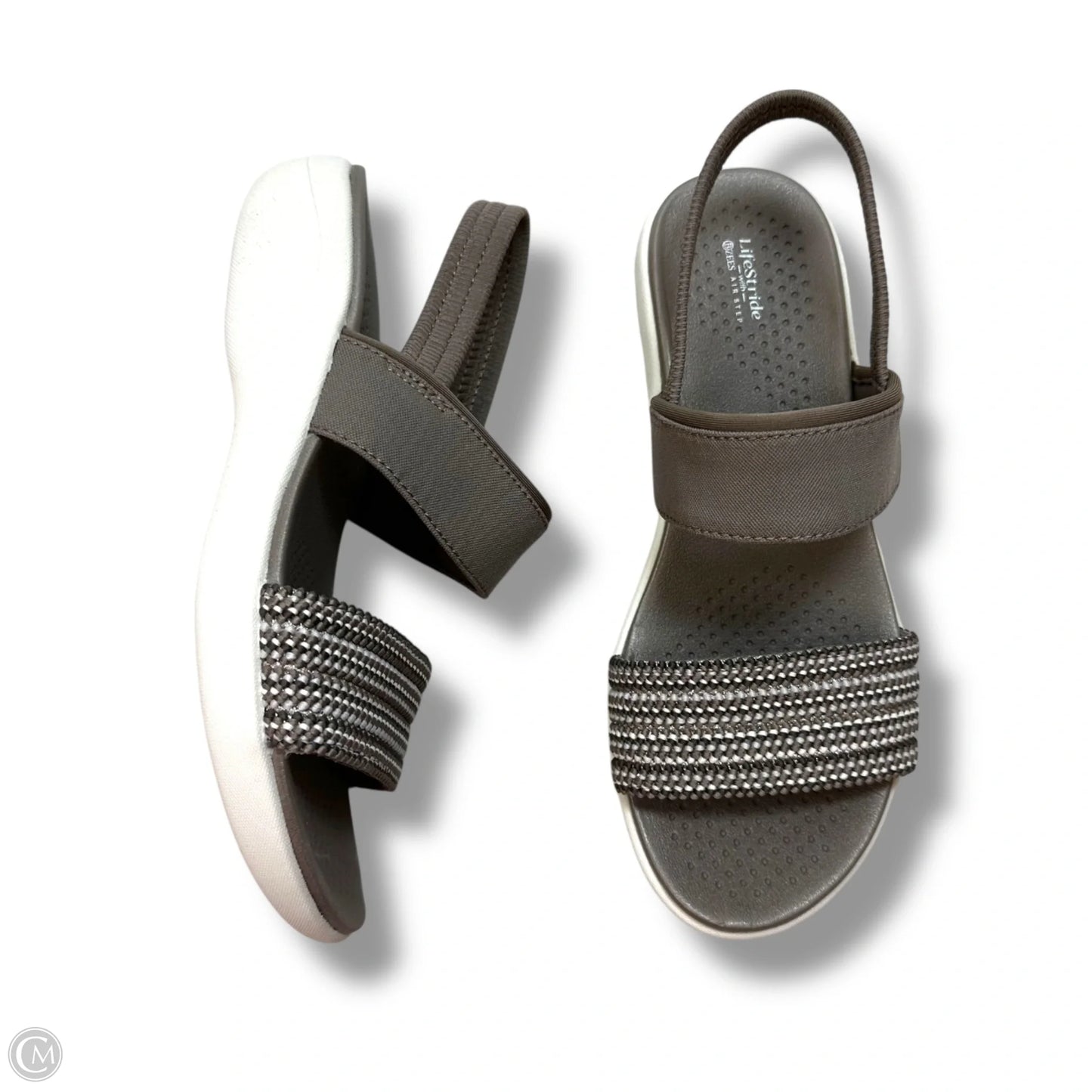 Sandals Flats By Bzees In Taupe, Size: 7